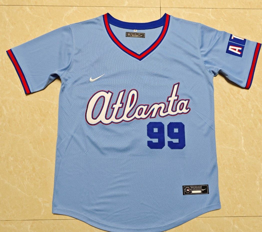 Other 2026 New Style Atlanta Braves Jerseys #99 Spencer Strider Size US S / EU 44-46 / 1 - 2 Thumbnail