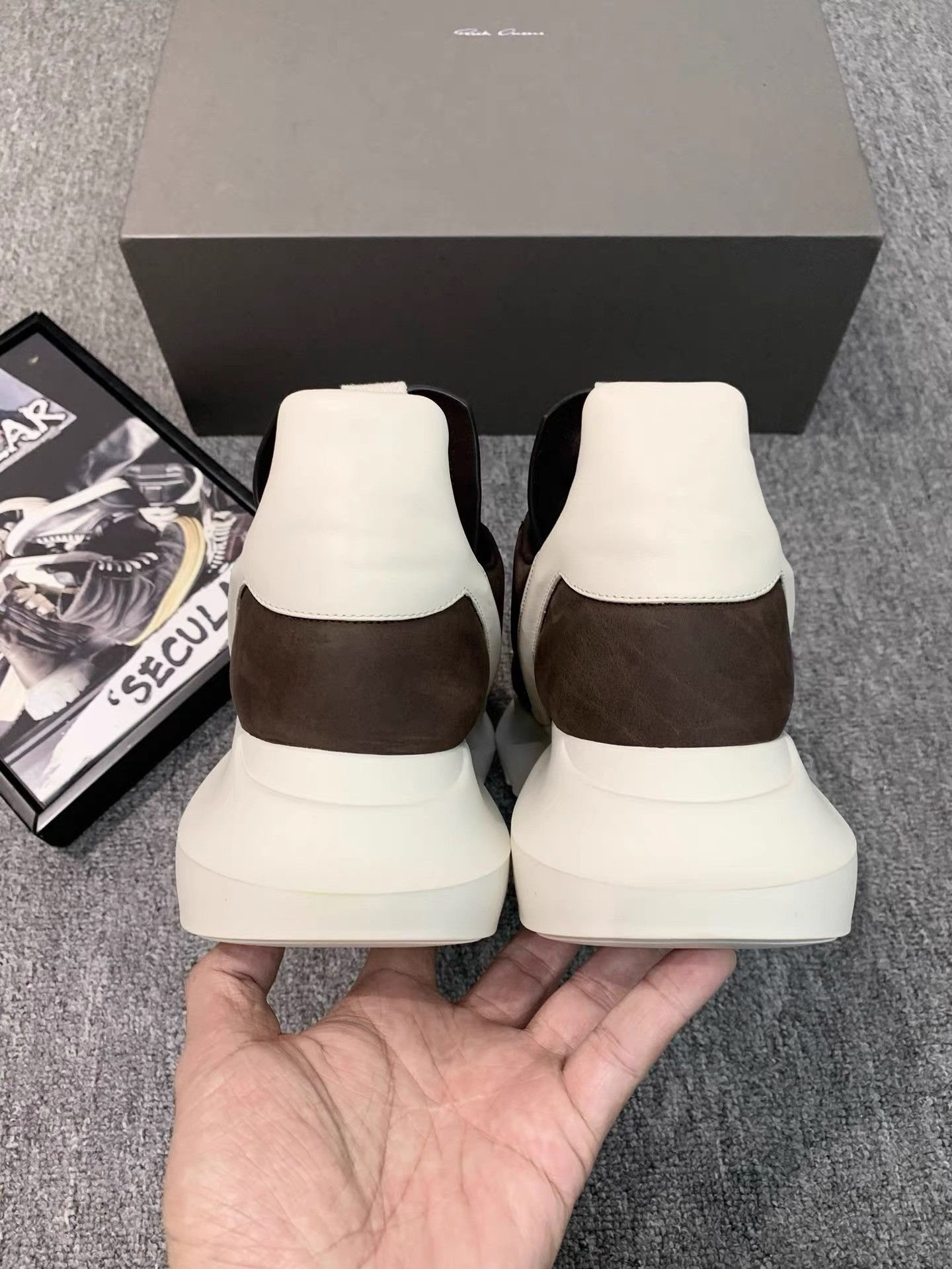 Rick Owens Rick Owens Runner Mainline Leather Tank Sneakers K34 Size US 5.5 / EU 38 - 7 Thumbnail