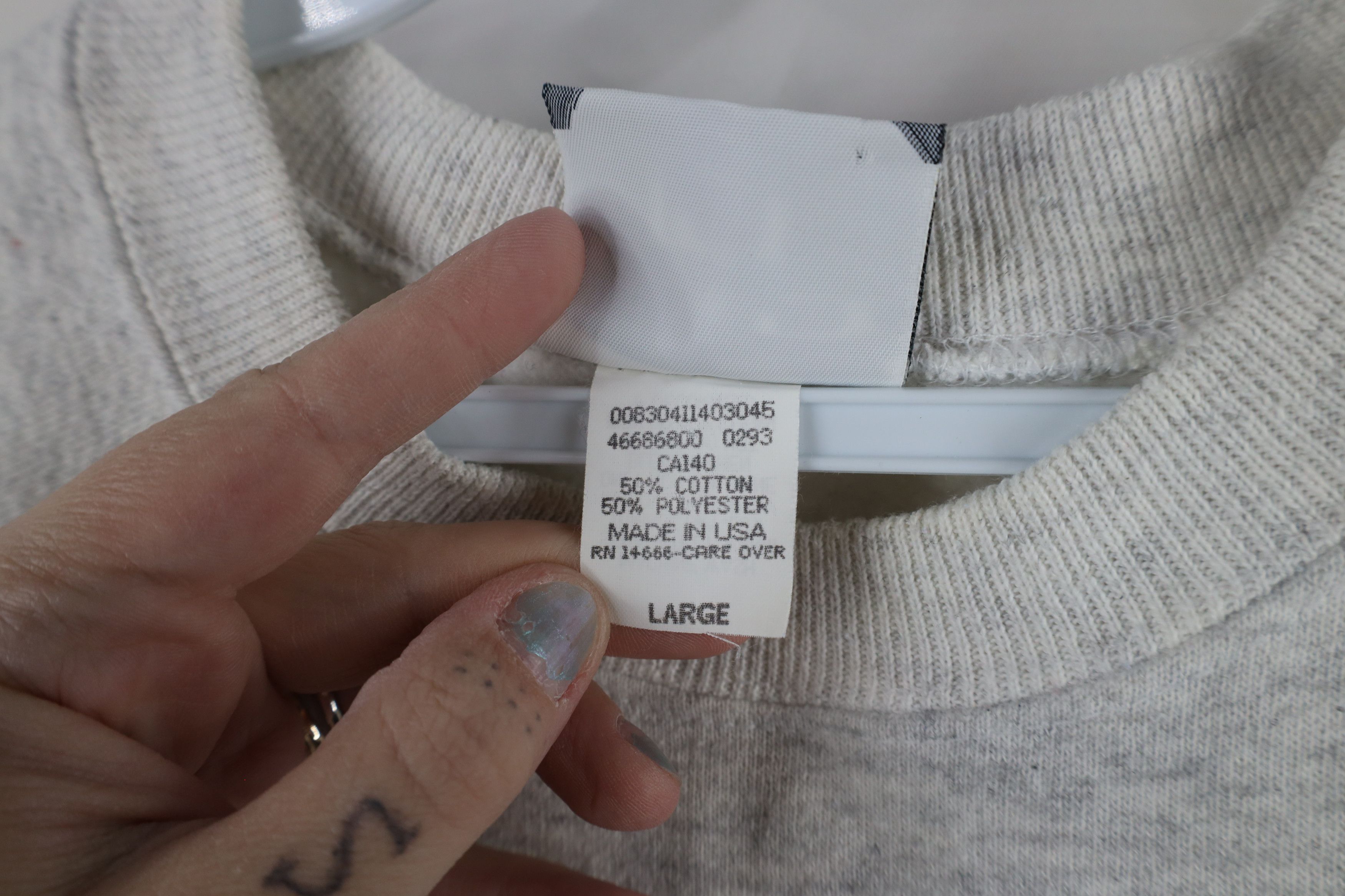 Vintage Vintage 90s Streetwear Short Sleeve Crewneck Sweatshirt Size US L / EU 52-54 / 3 - 7 Thumbnail