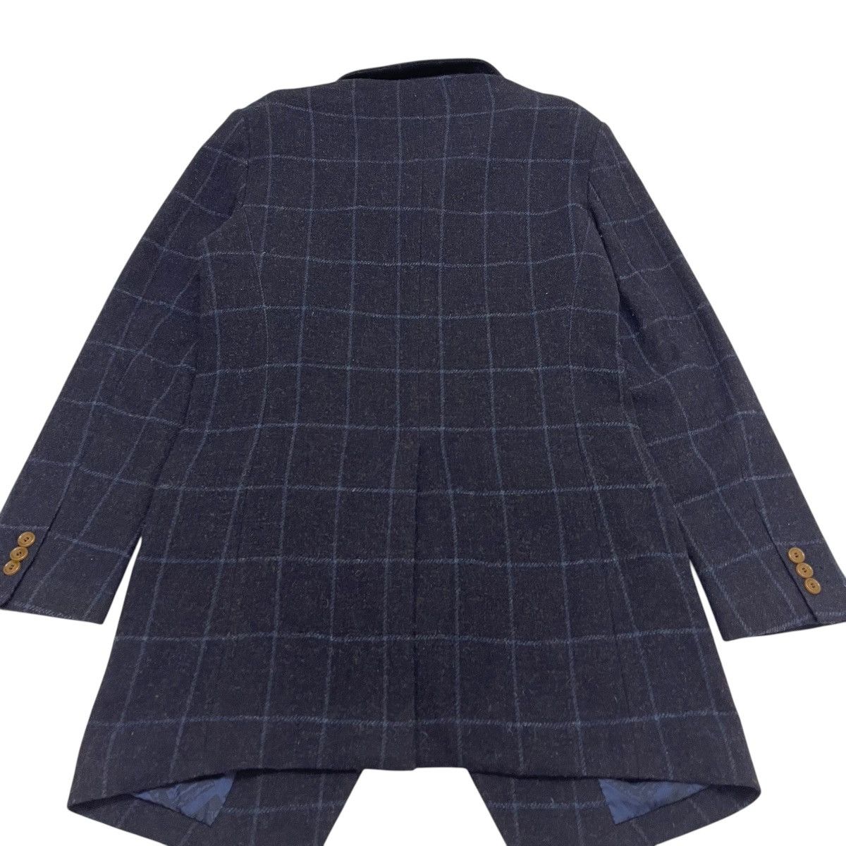 Vivienne Westwood 🔥Vivienne Westwood Man Plaids Mint Collar Wool Coat Size US S / EU 44-46 / 1 - 12 Thumbnail