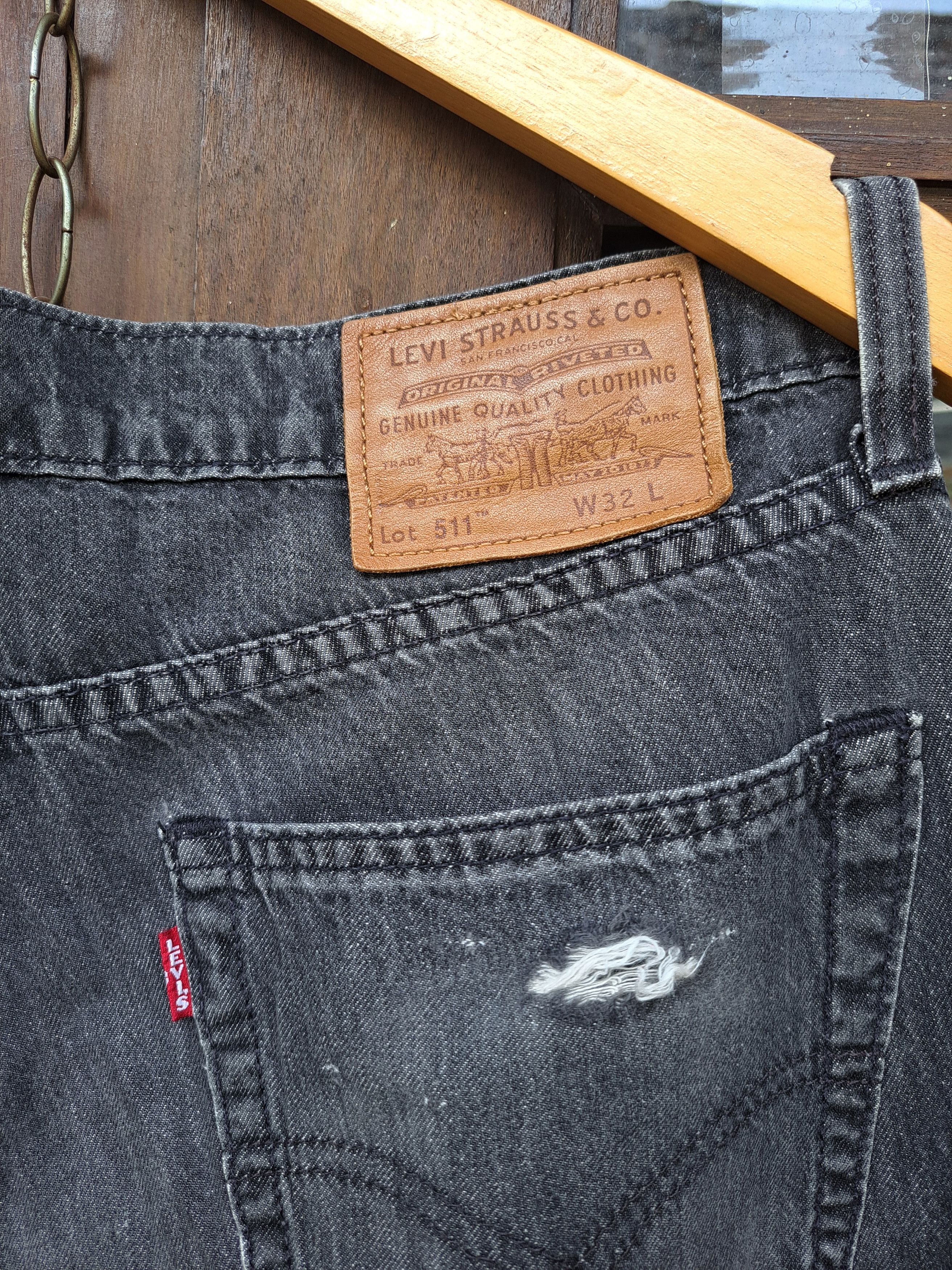 Levi's Levis Premium Lot 511 Big E Ankle Soft Jeans Mens 32 Size US 32 / EU 48 - 3 Thumbnail