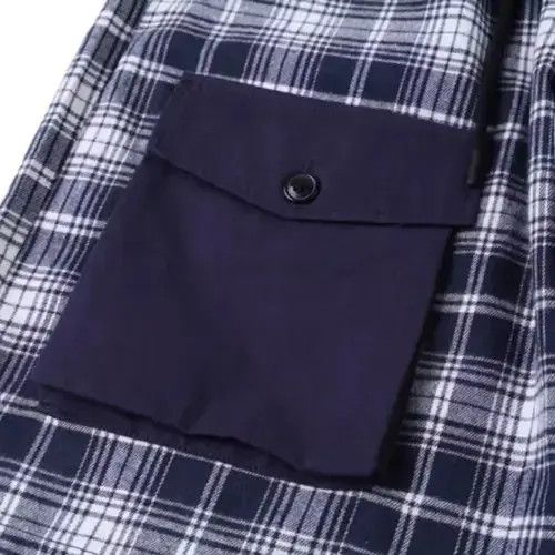 Other 21SS Tokyo Union Navy Blue Checked Shorts Size US 32 / EU 48 - 3 Thumbnail