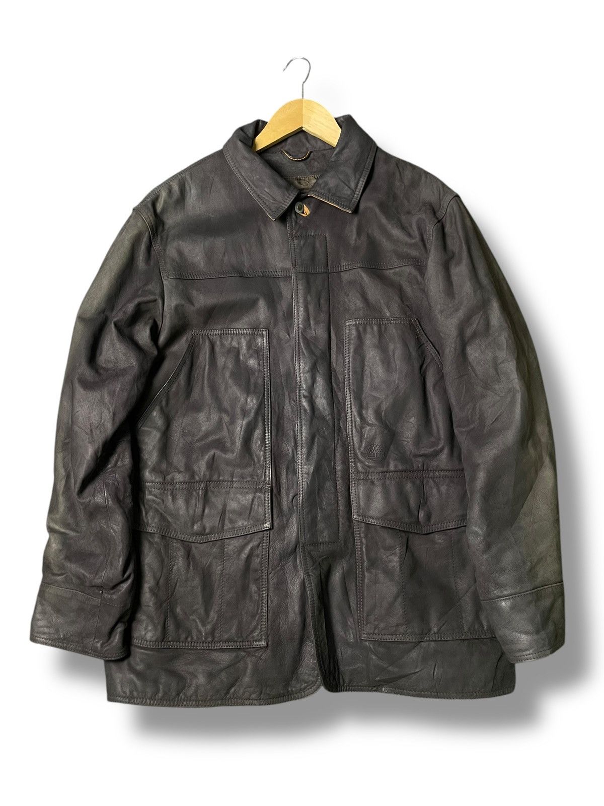 Timberland × Vintage VINTAGE TIMBERLAND LEATHER SUEDE JACKET (87) Size US M / EU 48-50 / 2 - 1 Thumbnail