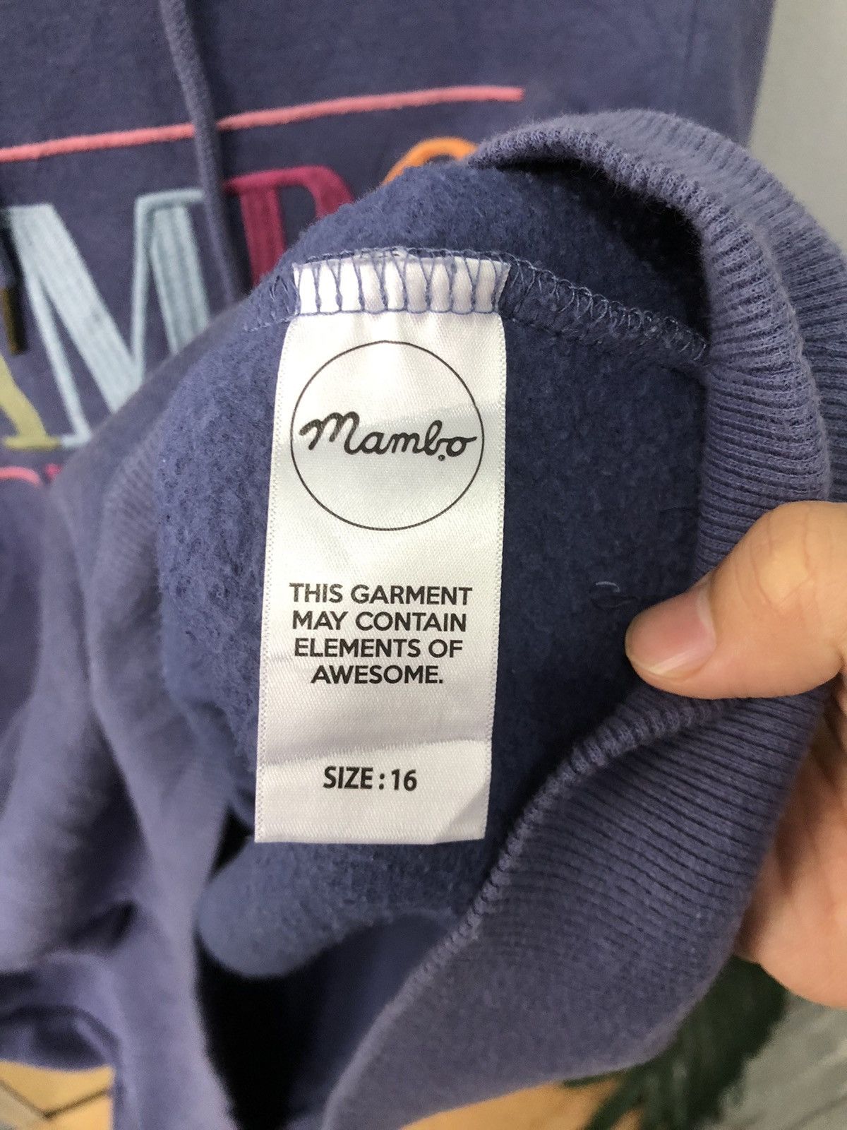 Mambo × Man Made In Australia Vintage Mambo Spell-Out Logo Hoodie Size US M / EU 48-50 / 2 - 10 Thumbnail