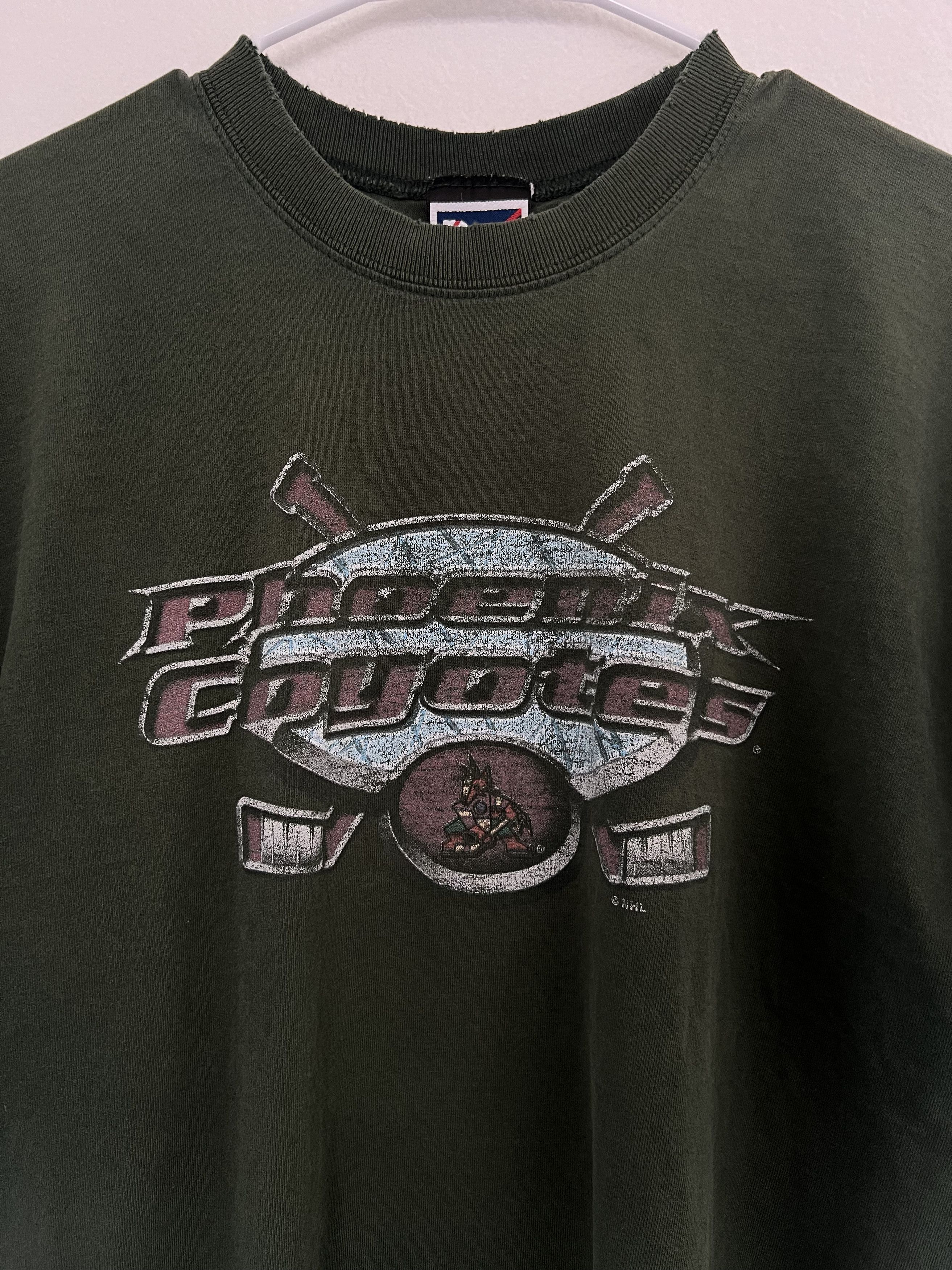 NHL × Vintage 90s Vintage NHL Pheonix Coyotes T Shirt Size US L / EU 52-54 / 3 - 2 Thumbnail