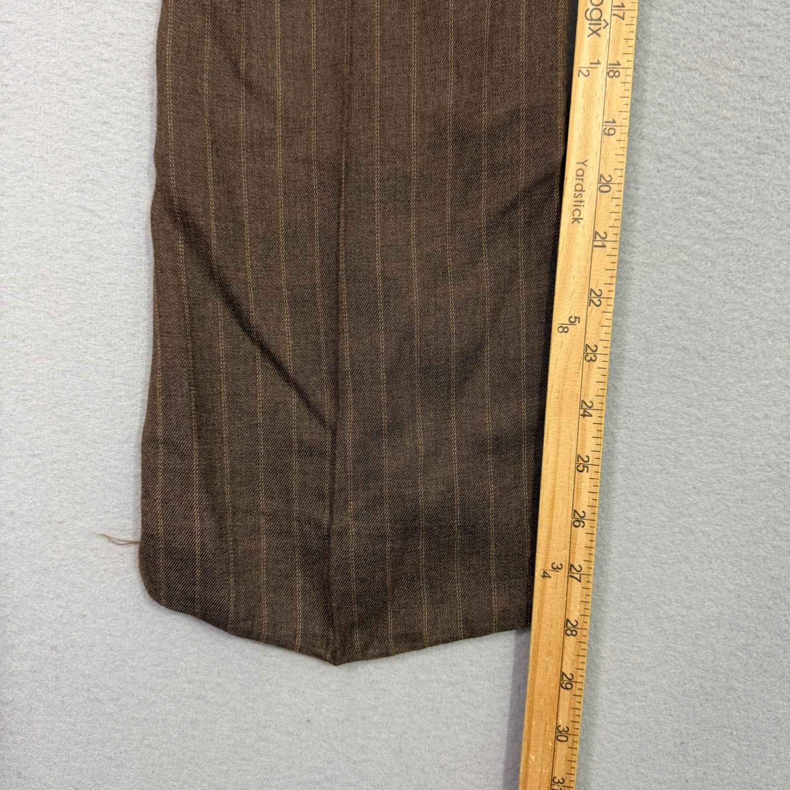 Vintage Vintage A1 Kotzin Action Slacks Pants 28x28 Brown Striped Size US 28 / EU 44 - 10 Thumbnail