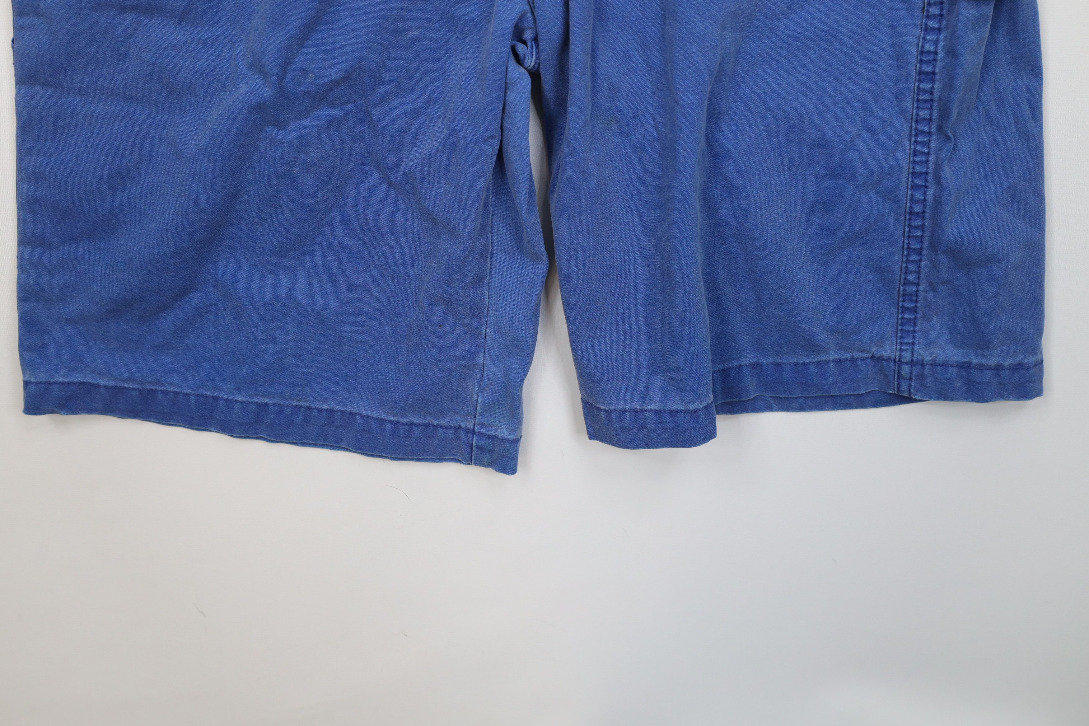 Vintage Vintage 90s Y2K Streetwear Stonewash Baggy Dungaree Shorts Size US 31 - 4 Thumbnail