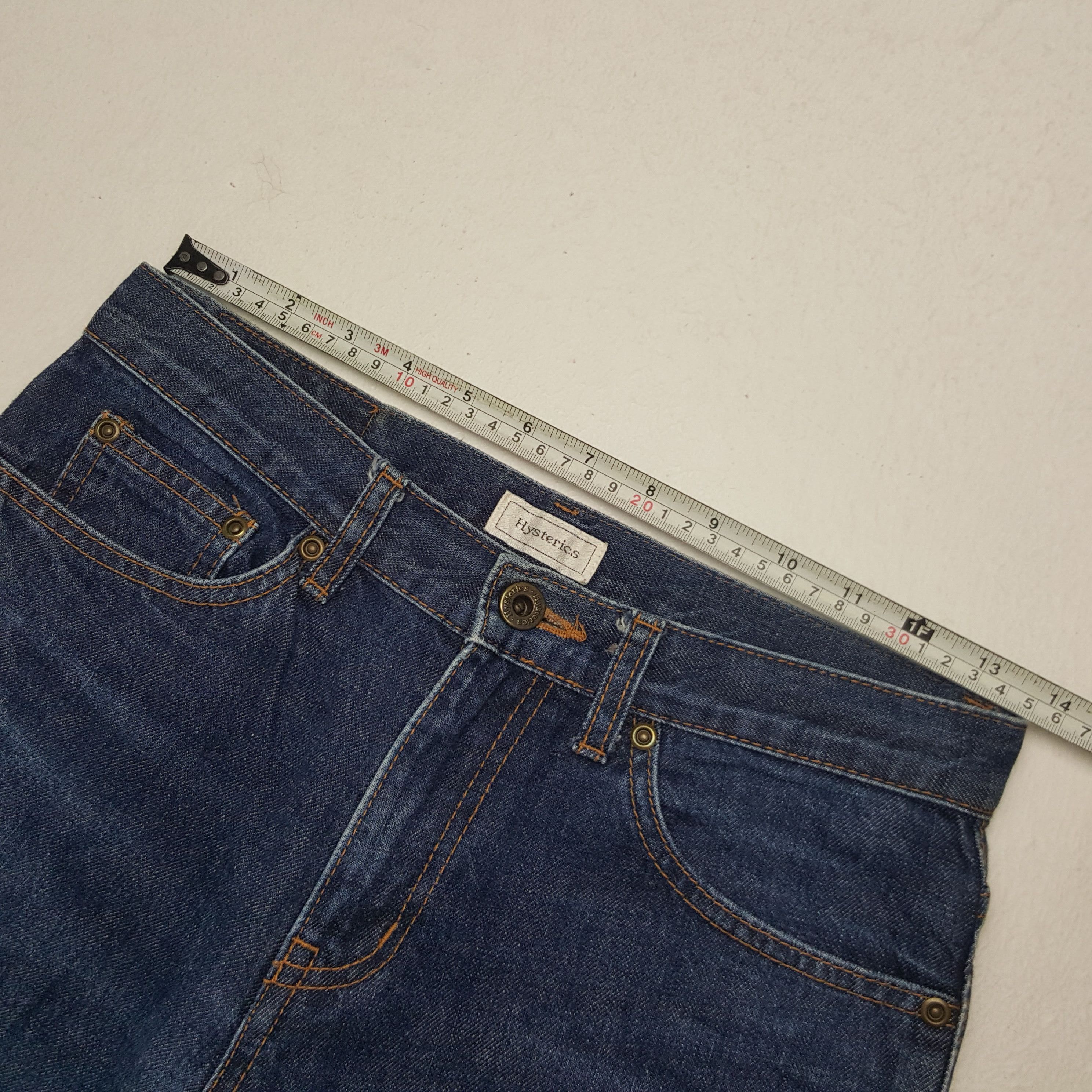 Hysteric Glamour × Japanese Brand × Vintage Vintage Hysteric Glamour Custom Art Denim Jeans Size US 27 - 7 Thumbnail