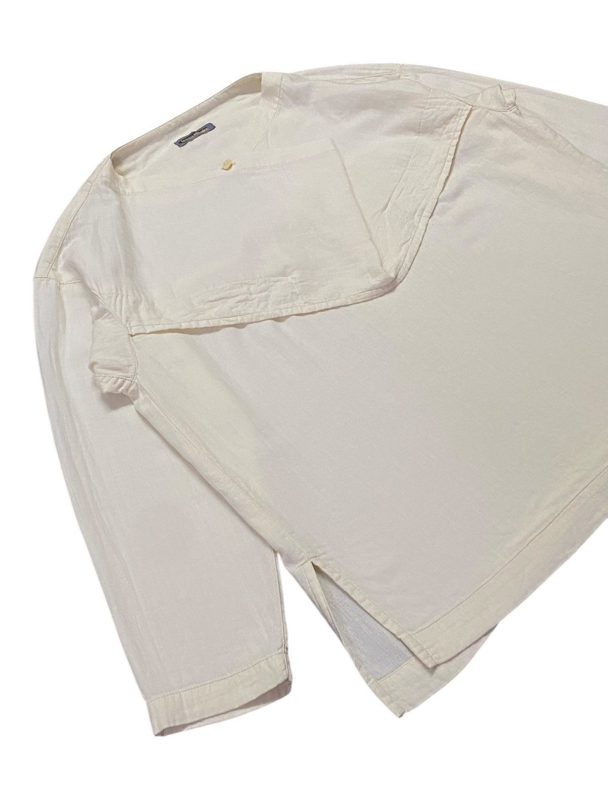 Issey Miyake Vintage 80s Issey Miyake Classic Cotton Blouses Size M / US 6-8 / IT 42-44 - 17 Thumbnail