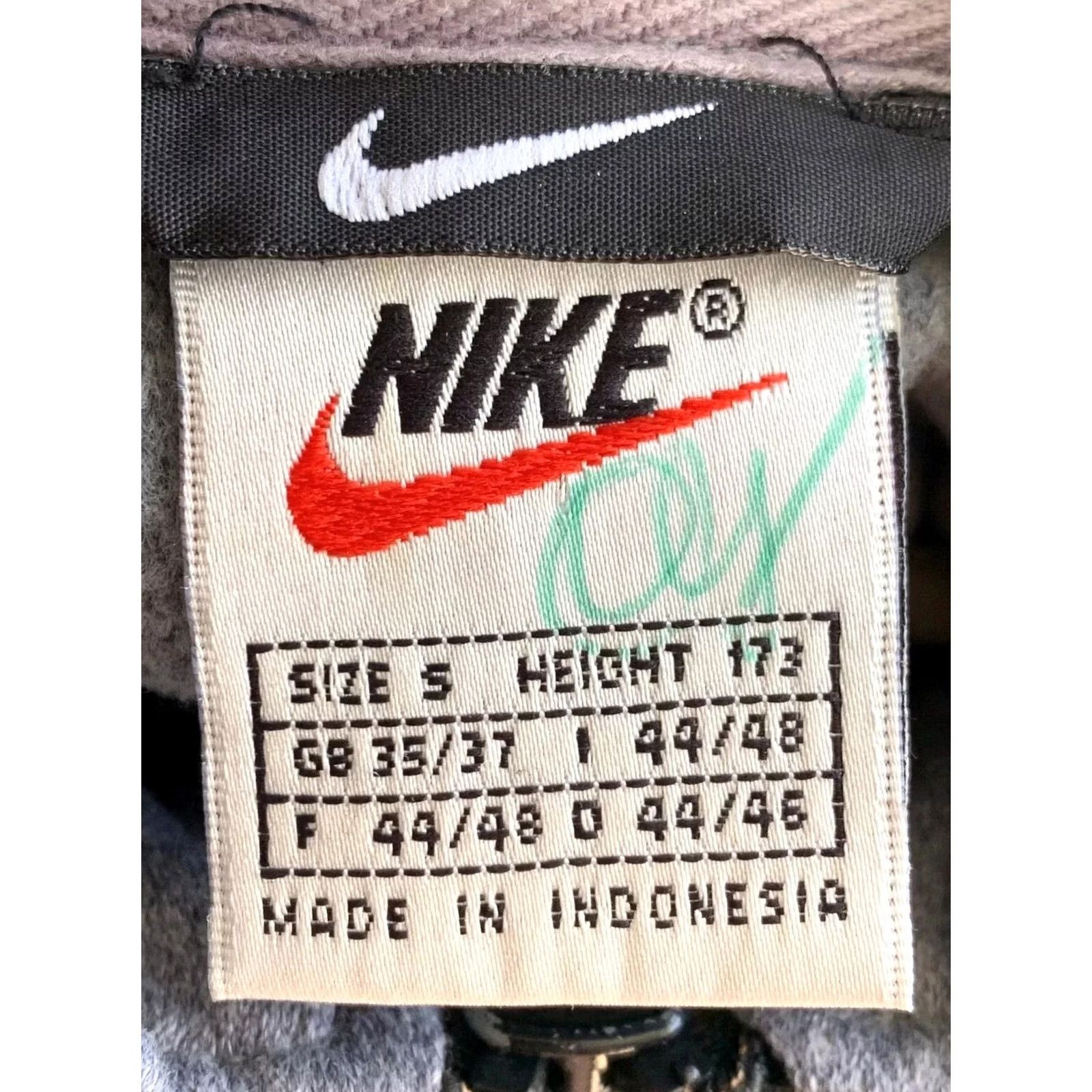 Nike VINTAGE Nike Track Jacket Black Mens Size S Big Logo Bomber Full Zip Jacket Size US S / EU 44-46 / 1 - 7 Thumbnail