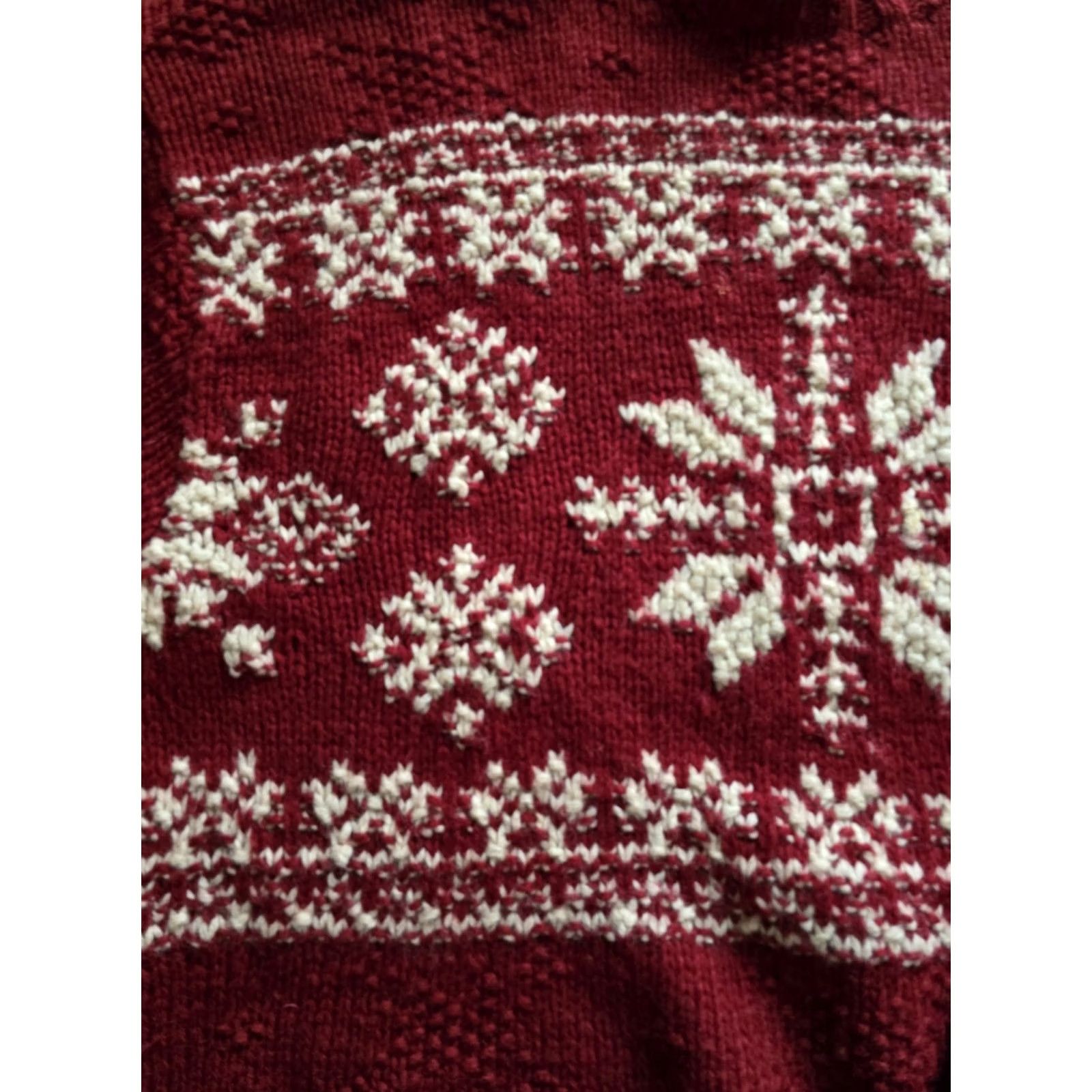 Vintage VINTAGE American Eagle Chunky Knit Sweater Red XL Grunge 1990s Wool Blend Unisex Large Size US XL / EU 56 / 4 - 7 Thumbnail