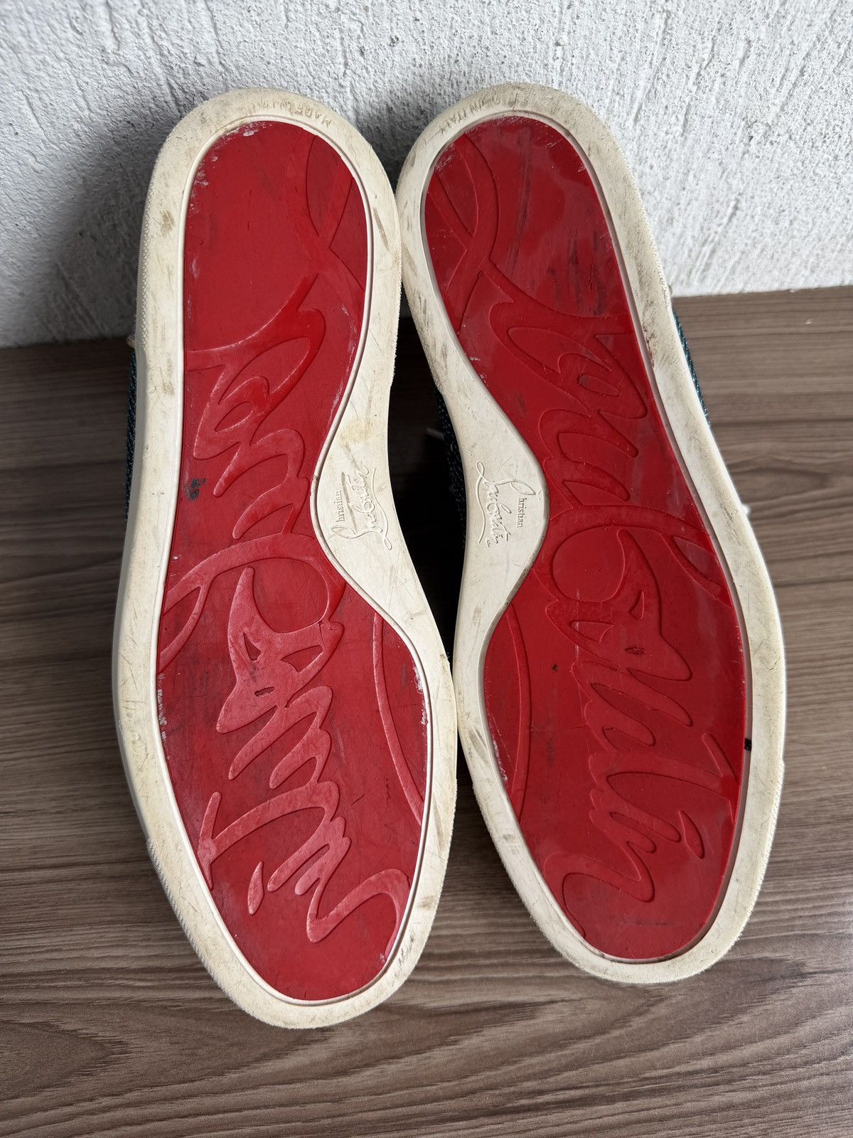 Christian Louboutin louis juniour orlato spike sneaker Size US 10.5 / EU 43-44 - 20 Thumbnail