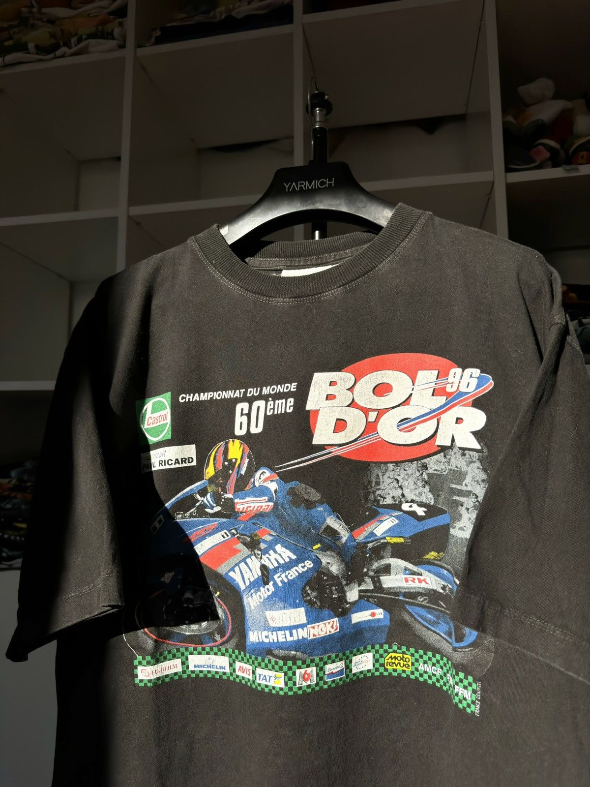 Vintage × Yamaha Vintage 1996 Bol Dor Yamaha Racing Tee T Shirt Size US XL / EU 56 / 4 - 2 Thumbnail