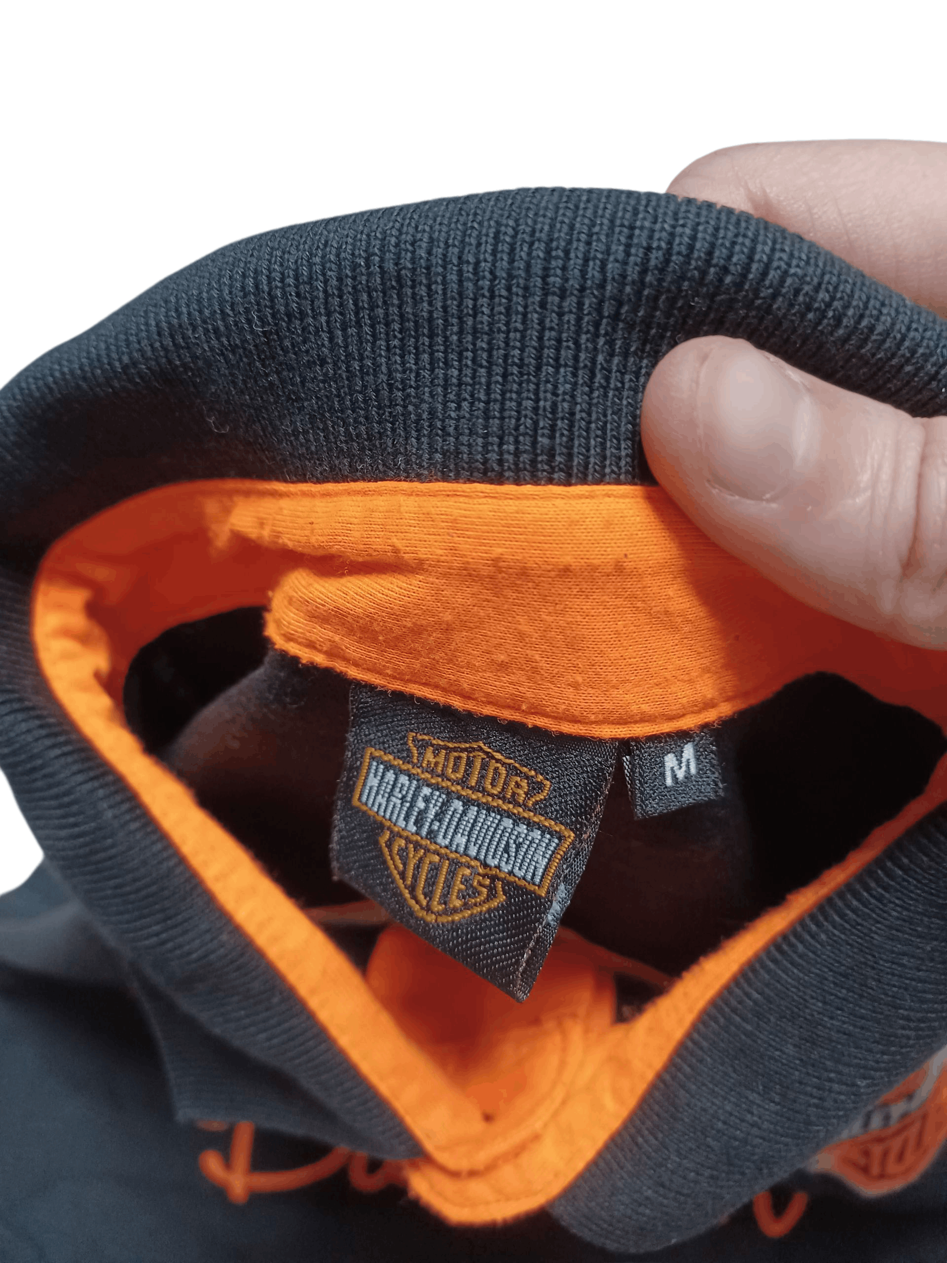 Harley Davidson HARLEY-DAVIDSON VINTAGE RACING EMBROIDERED LOGO POLO SHIRT Size US M / EU 48-50 / 2 - 4 Thumbnail