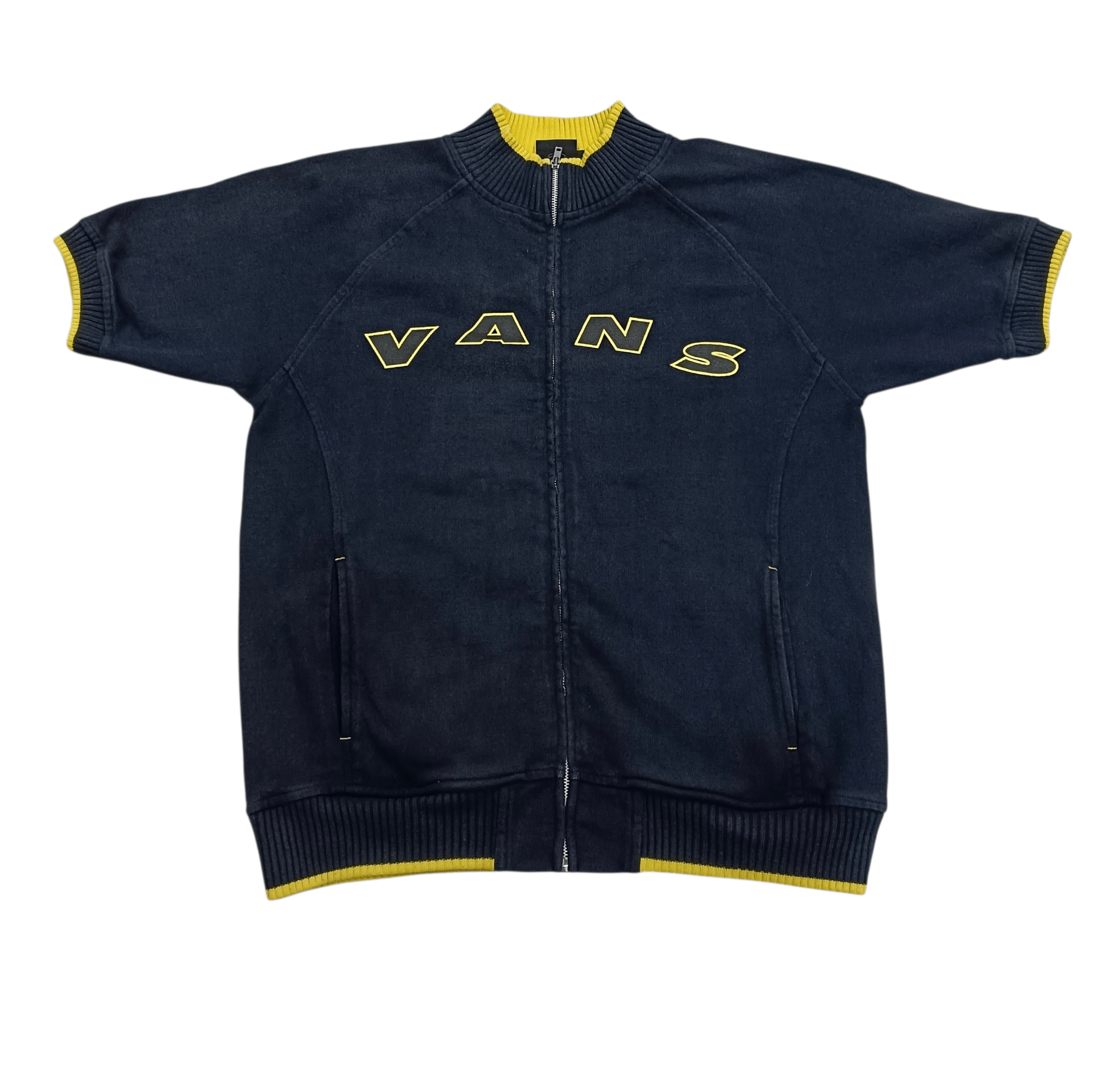 Vans Vtg Vans Skate Skateboard Zipper Up Short Sleeve Jacket Size US M / EU 48-50 / 2 - 1 Thumbnail
