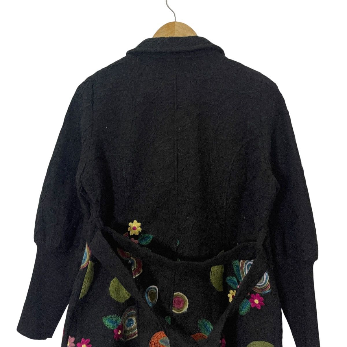 Japanese Brand Vintage Jacopass Embroidery Art Trench Jacket Size L / US 10 / IT 46 - 8 Thumbnail