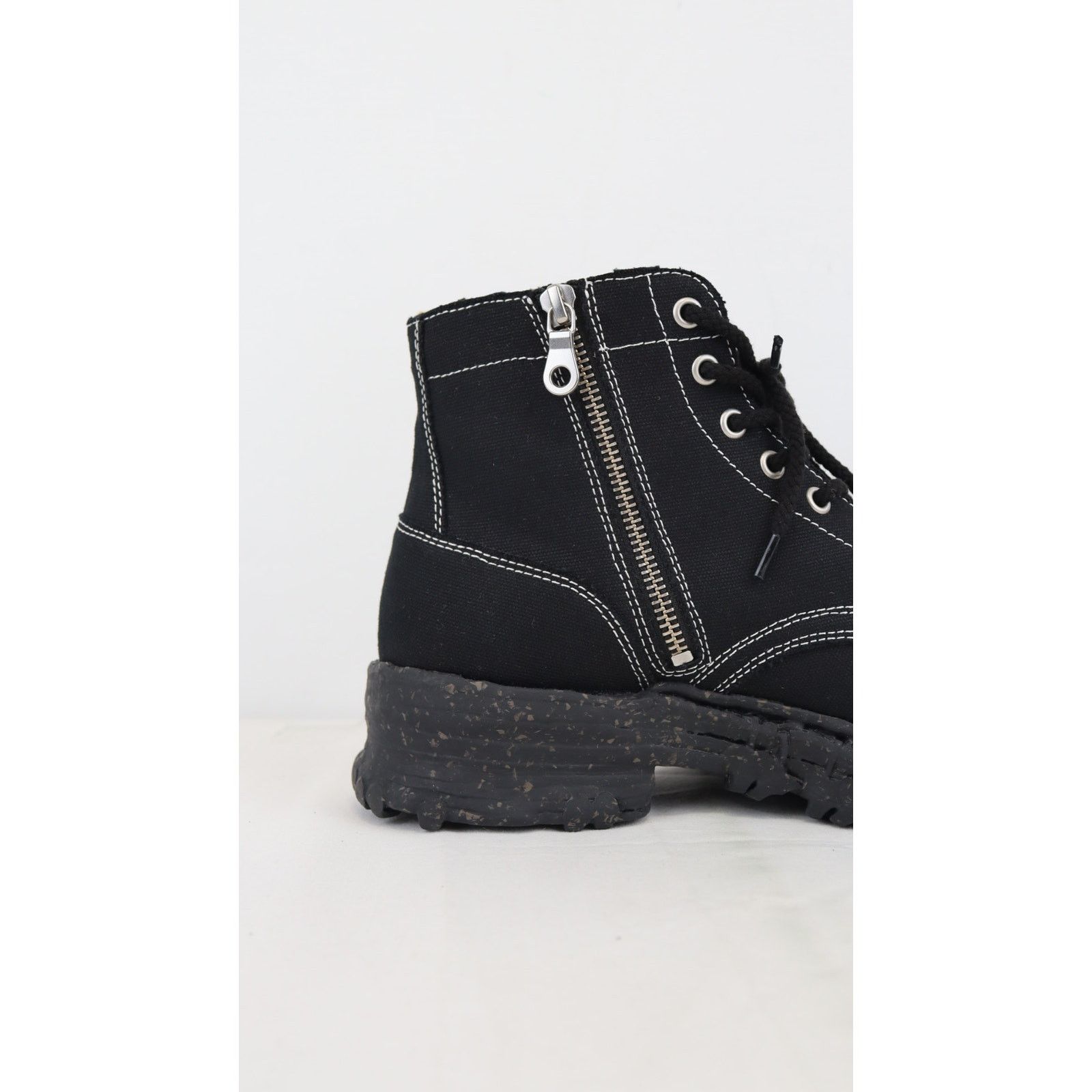 Maison MIHARA YASUHIRO o1rshd1 Vintage Like Sole Canvas Boots in Black Size US 9 / EU 42 - 7 Thumbnail