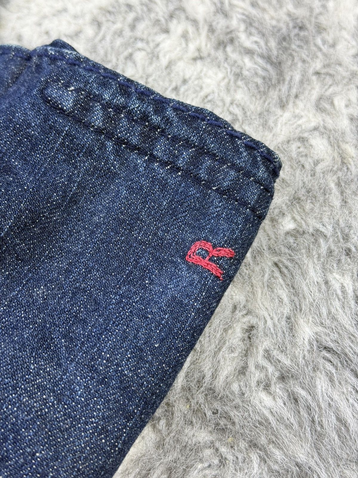 45rpm × Indigo × Japanese Brand 🔥RARE🔥 R by 45rpm Boro Indigo Denim Totebag Size ONE SIZE - 3 Thumbnail