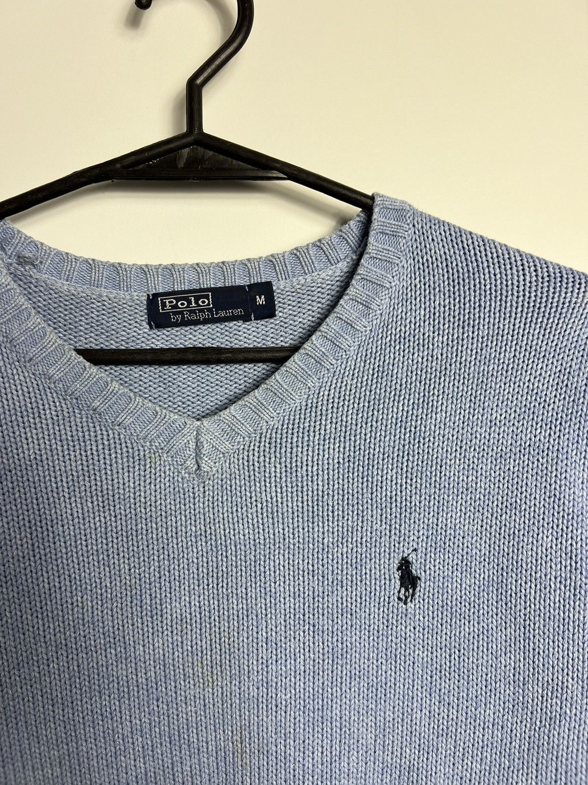 Polo Ralph Lauren × Ralph Lauren × Vintage Sweater Polo Ralph Lauren baby blue vintage 90’s Size M / US 6-8 / IT 42-44 - 2 Thumbnail