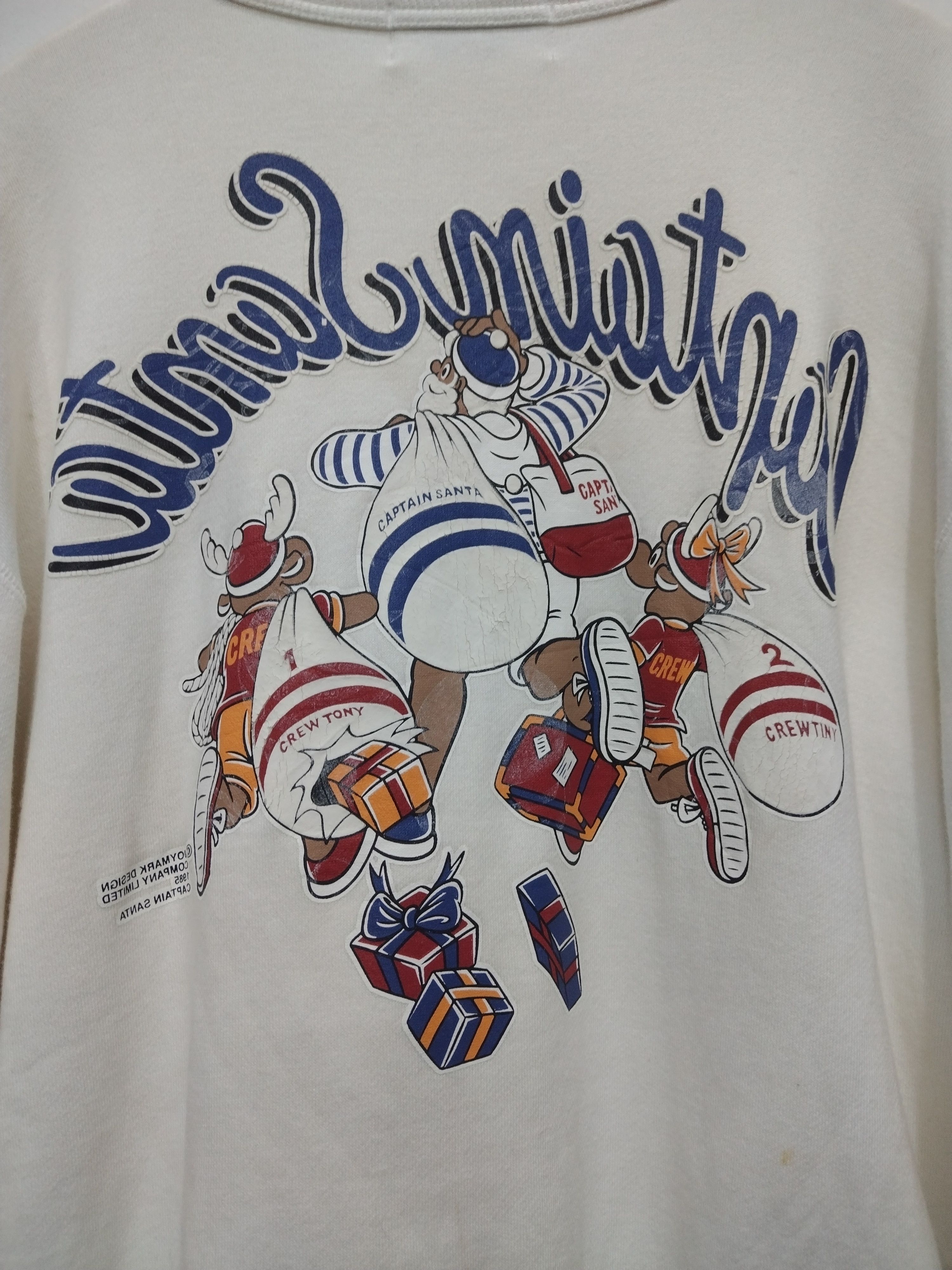 Captain Santors × If Six Was Nine × Vintage Rare Captain Santa Quadruplicate Printed Series Sweatshirt Size US M / EU 48-50 / 2 - 14 Thumbnail