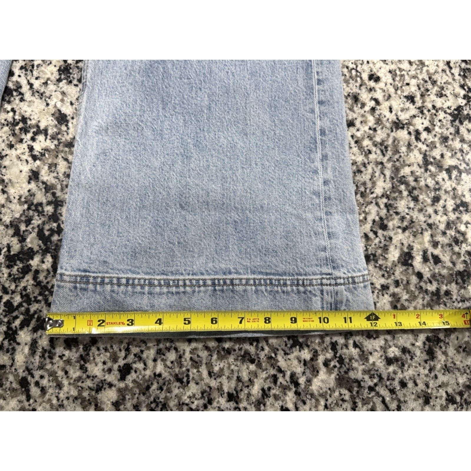 Vintage Alice and Olivia Brian Jeans Mid Rise Wide Leg in Rockstar Blue Sz 30x34 Size 27" / US 4 / IT 40 - 2 Thumbnail