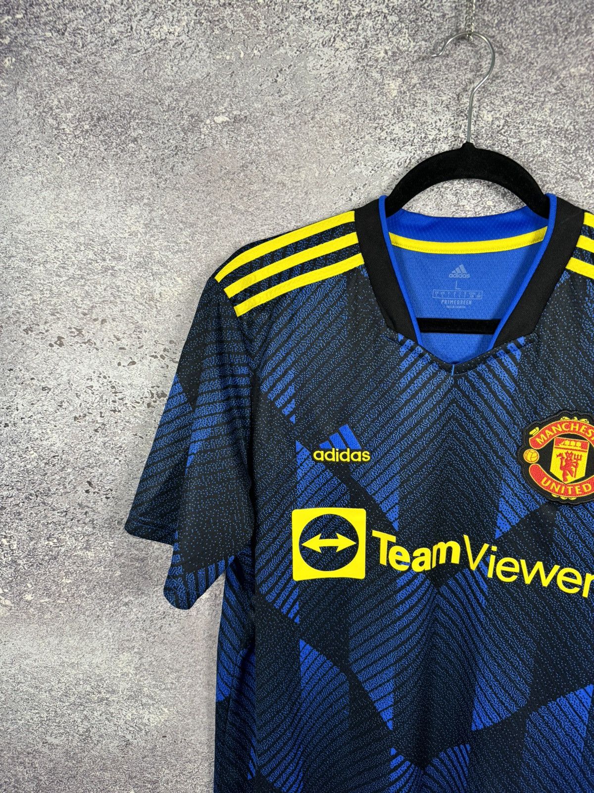 Adidas × Vintage NEW RONALDO Manchester United 2021/22 Third Adidas Jersey Size US L / EU 52-54 / 3 - 4 Thumbnail