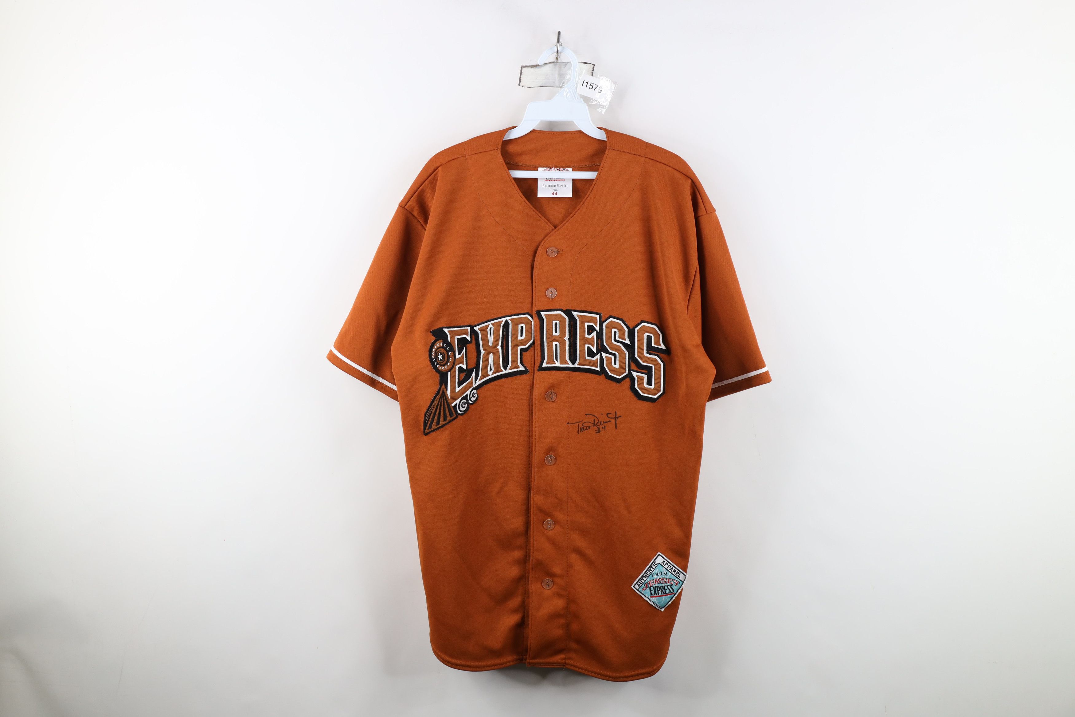 Vintage Autographed Round Rock Express Minor League Baseball Jersey Size US XXL / EU 58 / 5 - 1 Thumbnail