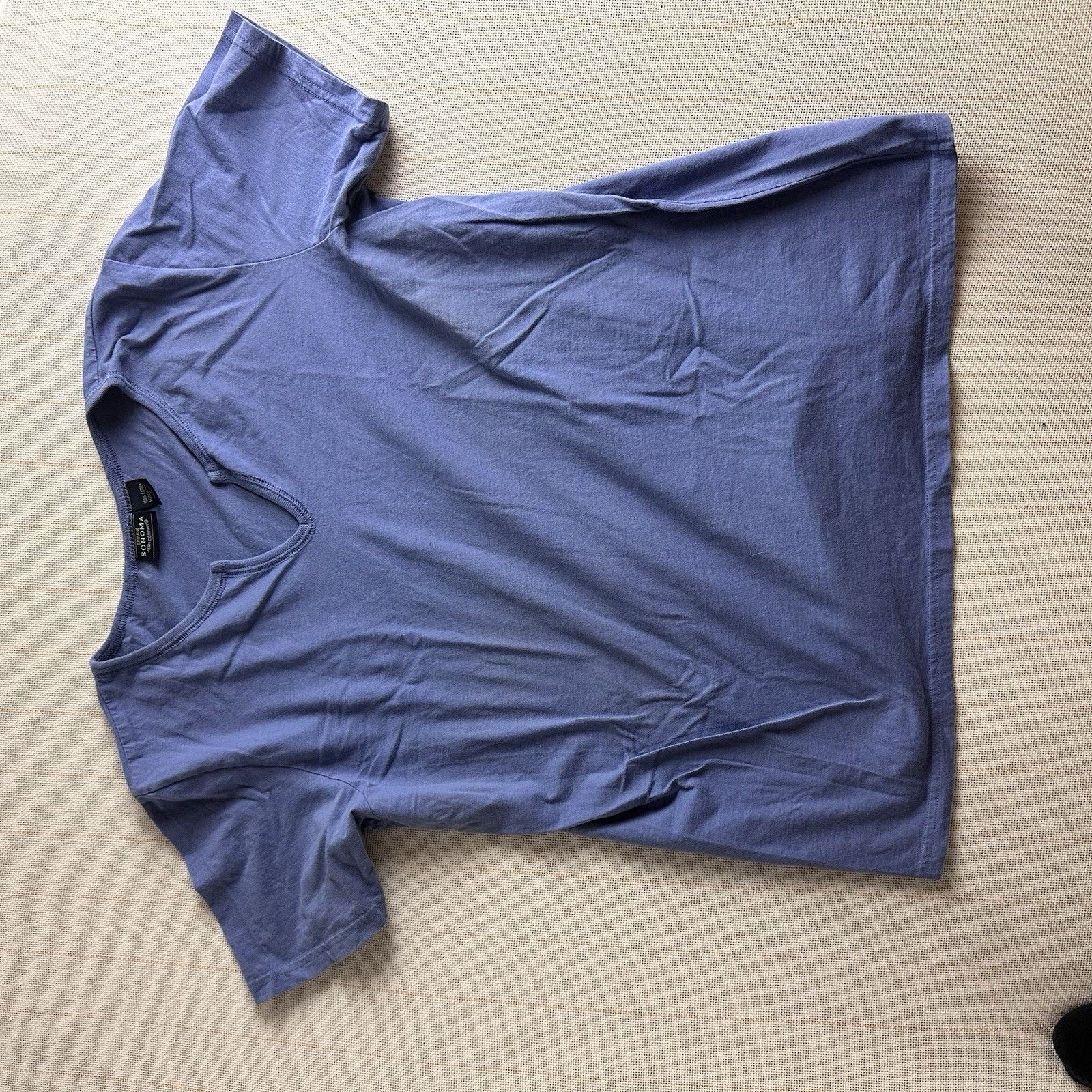 Sonoma Women's Sonoma Goods For Life Everyday V-Neck Tee blouse Size XL / US 12-14 / IT 48-50 - 4 Thumbnail