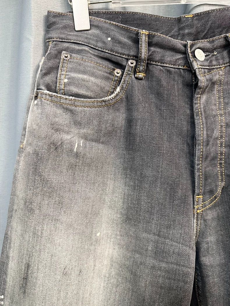 Acne Studios acne studios Black wide-leg jeans stained with ink and dir Size US 26 / EU 42 - 5 Thumbnail