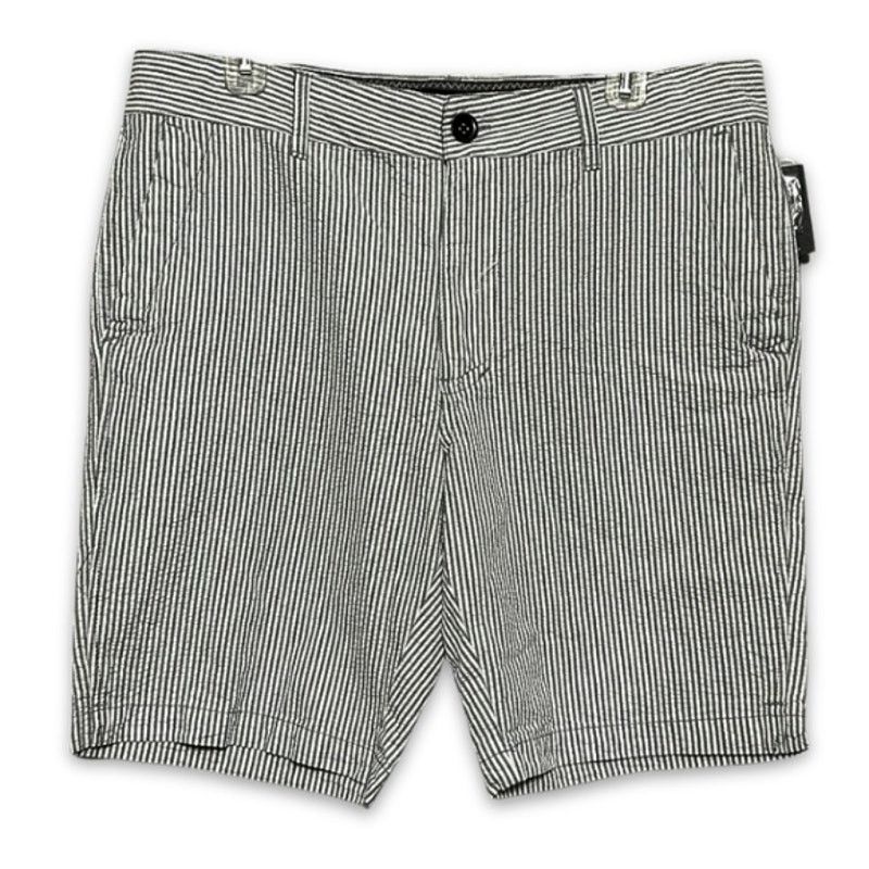 Other Union Chino Shorts Striped Seersucker Gray/White 34R NWT Size US 34 / EU 50 - 2 Thumbnail