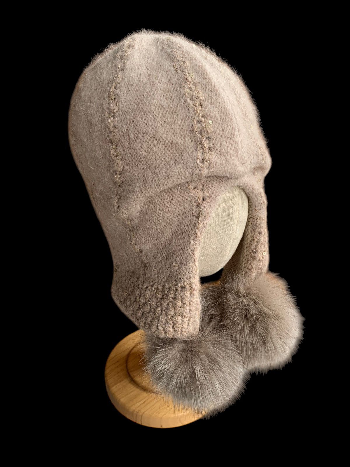 Japanese Brand × Kapital × Vintage Made In Italy Mohair Fur Winter Art Session Beanie Hats Size ONE SIZE - 1 Thumbnail