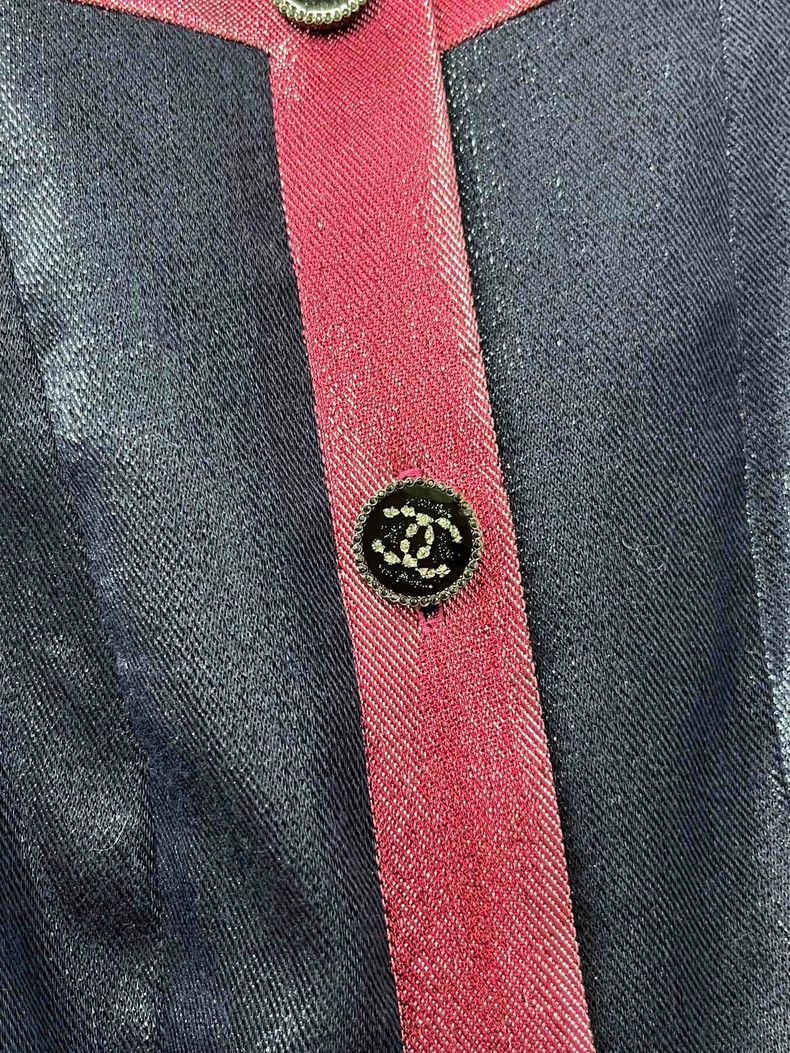 Chanel Chanel Color-blocked short-sleeved cardigan jacket Size XS / US 0-2 / IT 36-38 - 6 Thumbnail