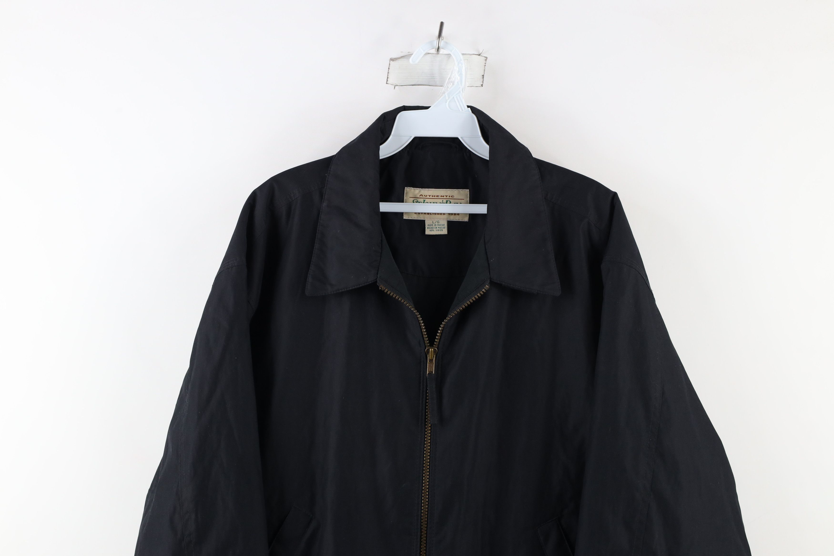 Vintage Vintage 90s Streetwear Full Zip Bomber Jacket Black Size US L / EU 52-54 / 3 - 2 Thumbnail