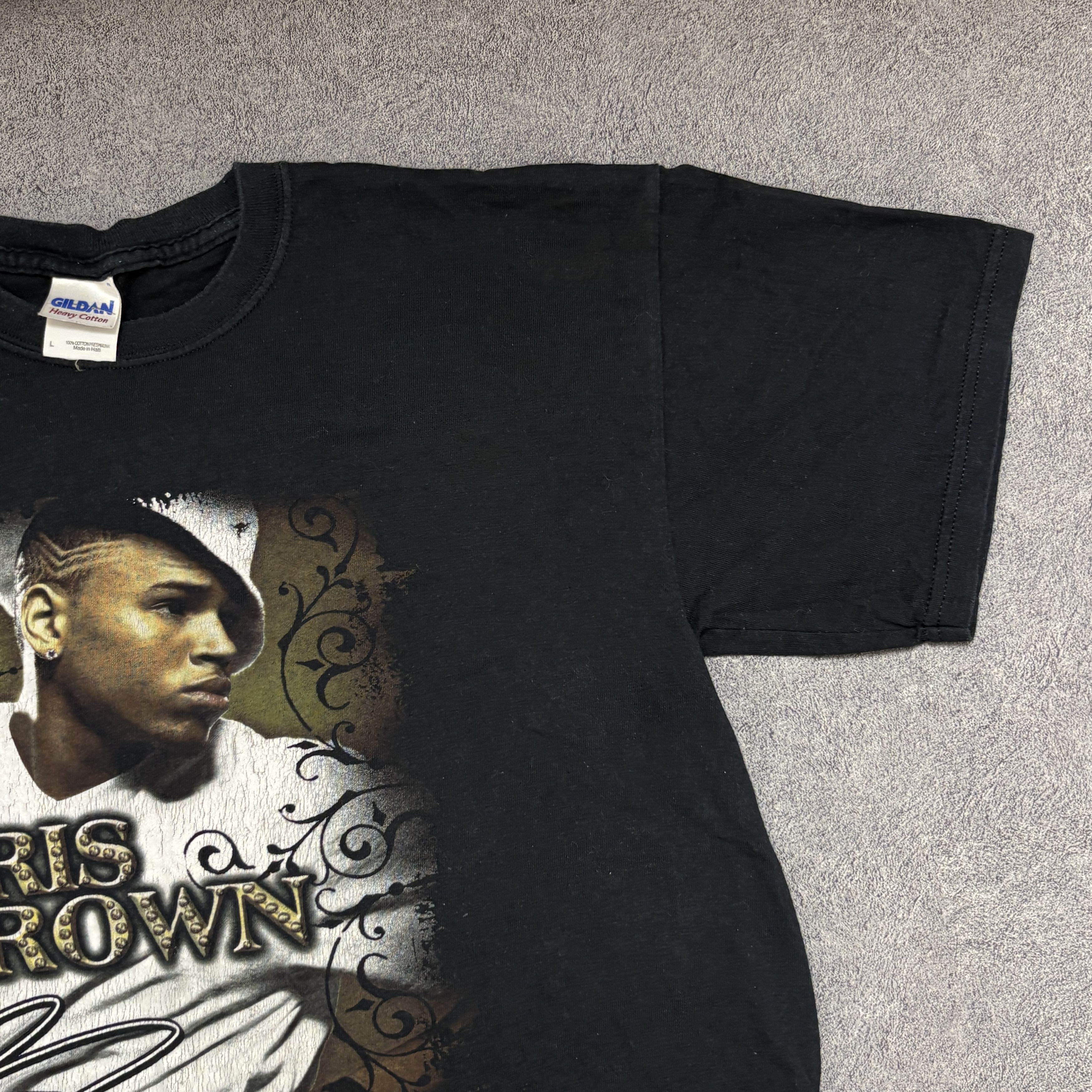 Band Tees Vintage Chris Brown Shirt Y2K Tour Hip Hop Band Tee Rap Tee Size US L / EU 52-54 / 3 - 7 Thumbnail