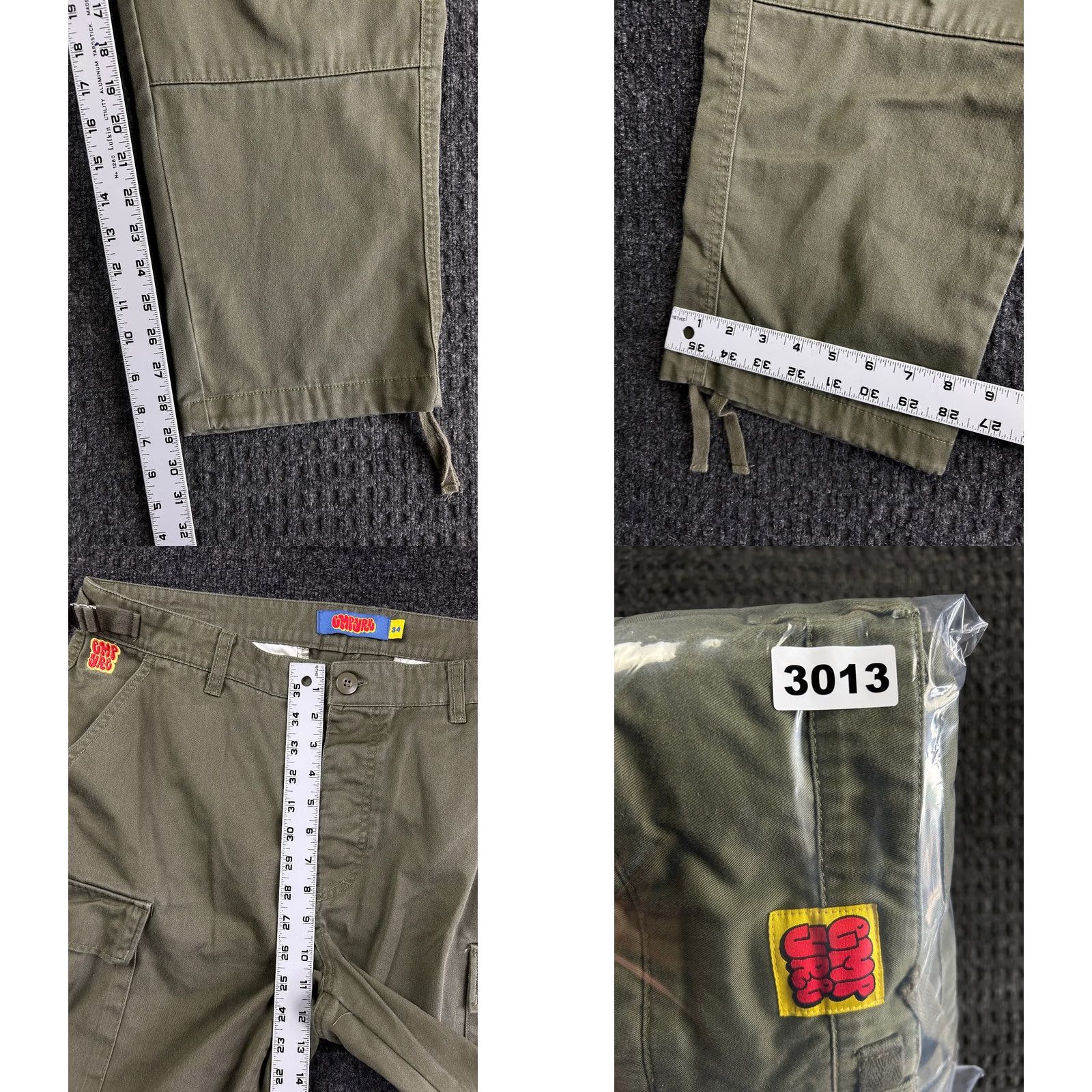 Empyre Empyre Cargo Pants 34 Brown Wide Leg 90s Grunge Skater Y2K Men Regular 5-Pocket Denim Cotton Black? Wait. Size US 34 / EU 50 - 8 Thumbnail