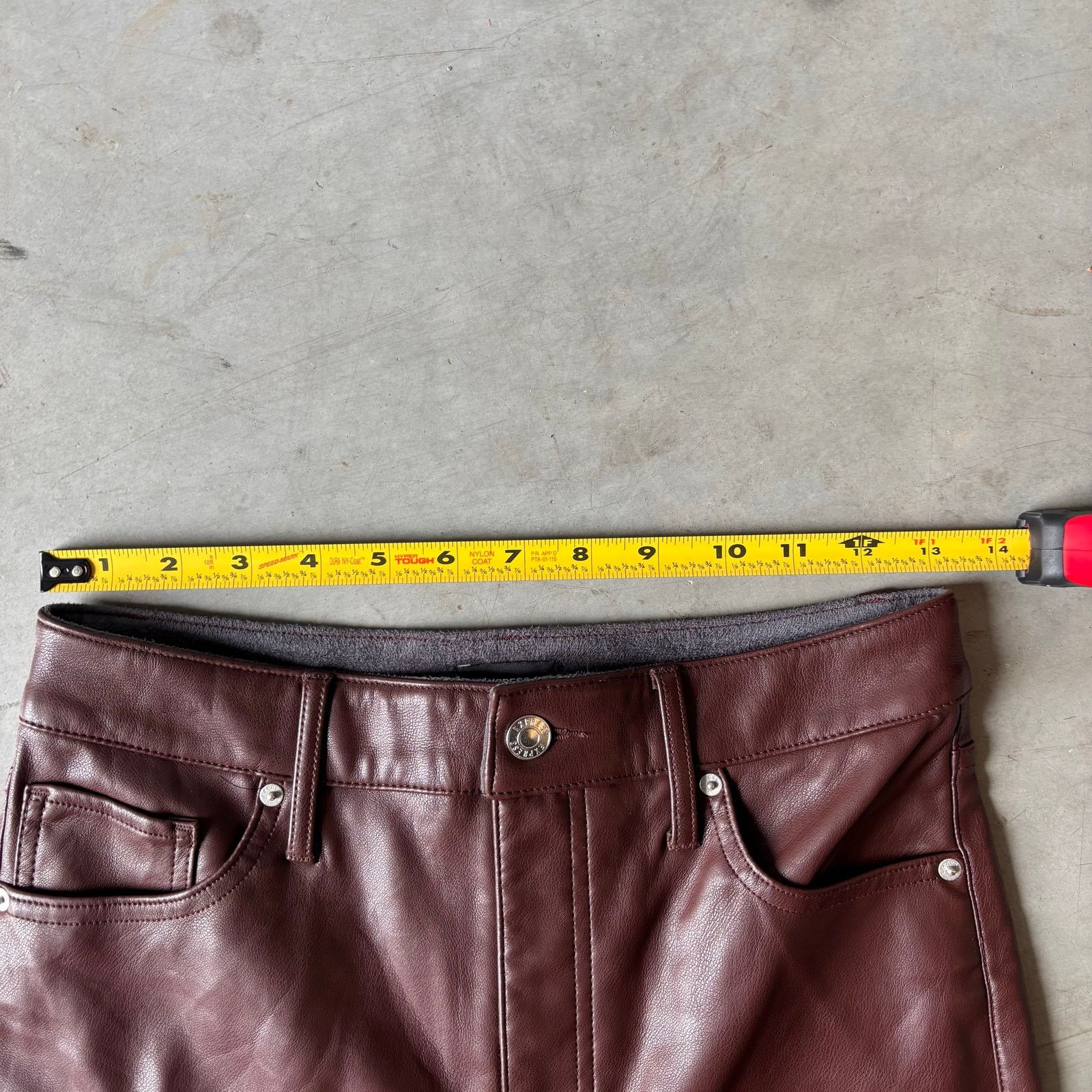 Vintage Vintage Rick Owen’s style leather pants Size US 26 / EU 42 - 2 Thumbnail
