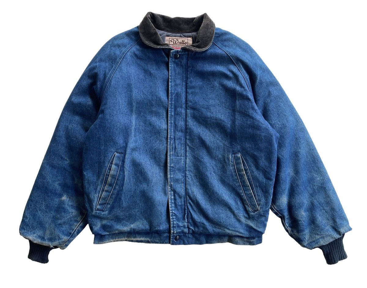 Vintage Vintage 90s Walls Quilted Bomber Jacket Size US M / EU 48-50 / 2 - 3 Thumbnail