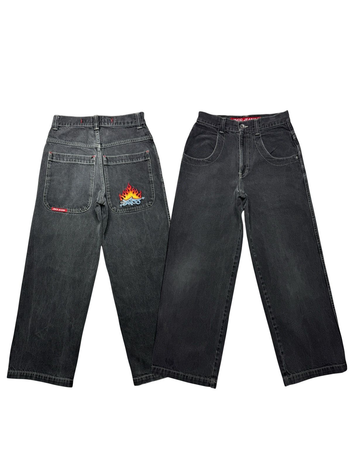 JNCO Vintage Y2K Jnco Flame Jeans Size US 28 / EU 44 - 1 Thumbnail
