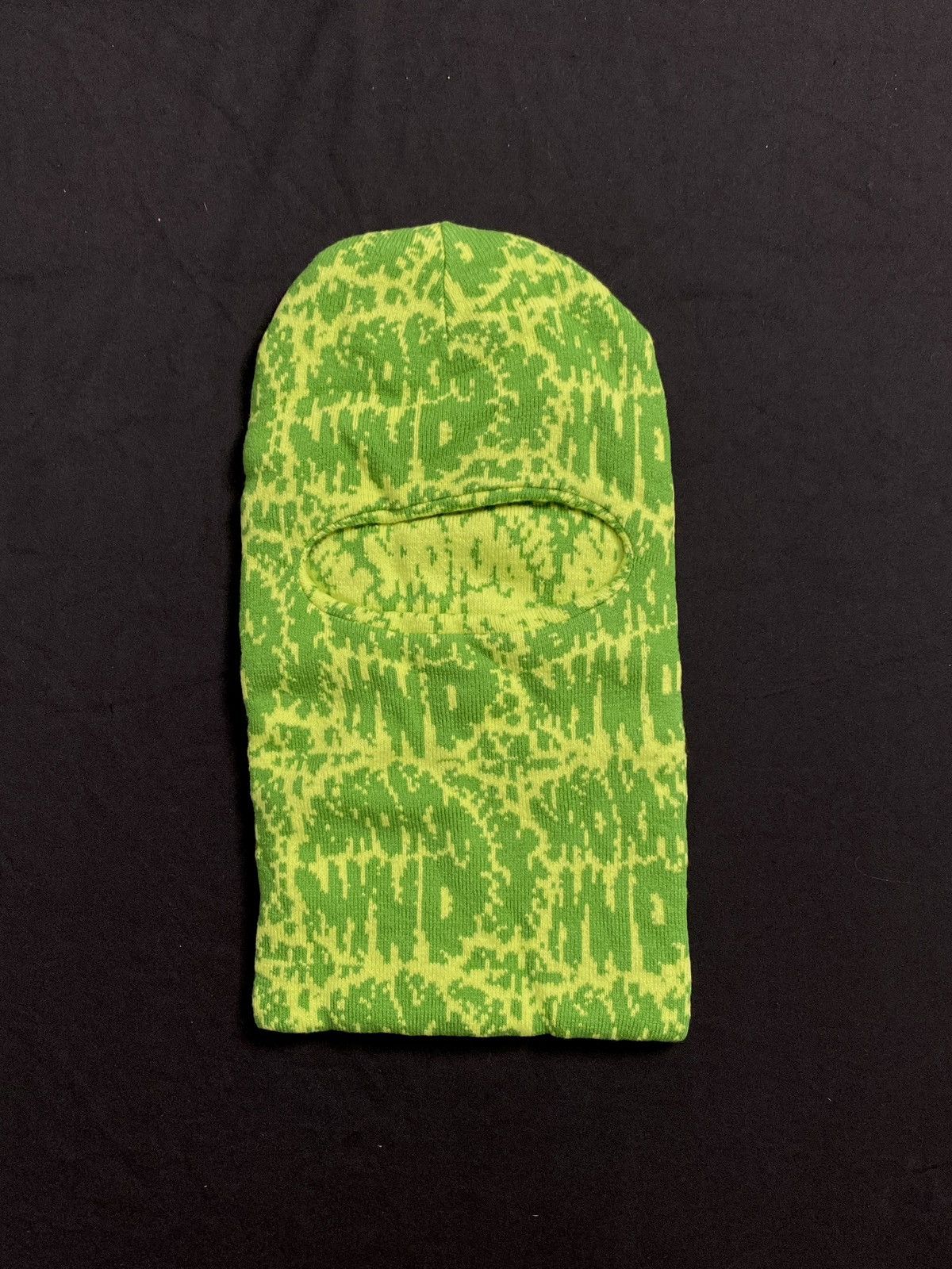Japanese Brand Rare BROKN MYND Green Balaclava Ski Mask Facemask OS Size ONE SIZE - 1 Thumbnail