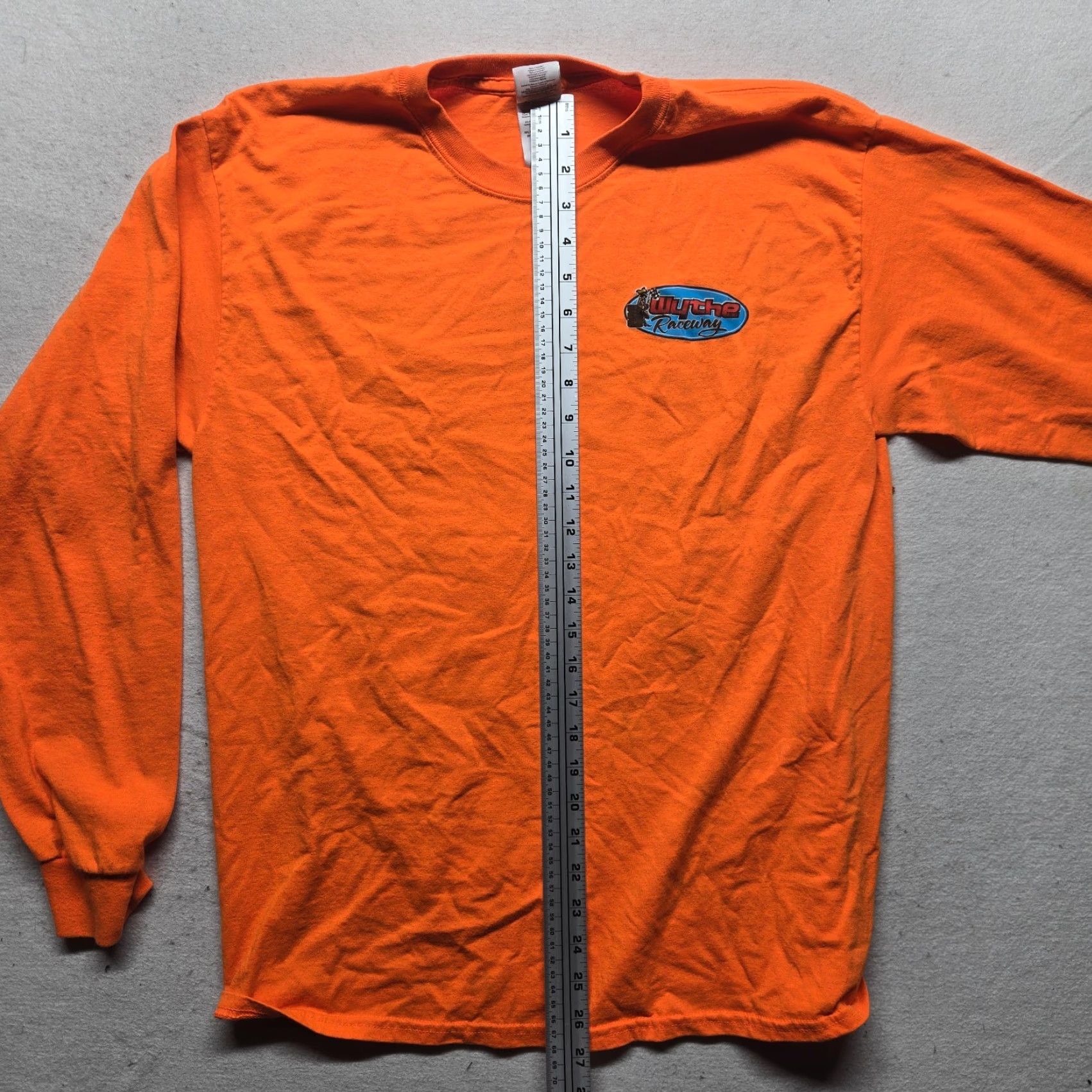 Gildan Wythe Raceway Shirt L Mens VA Virginia Dirt Track Racing Tee T-Shirt Orange Gray? Size US L / EU 52-54 / 3 - 7 Thumbnail