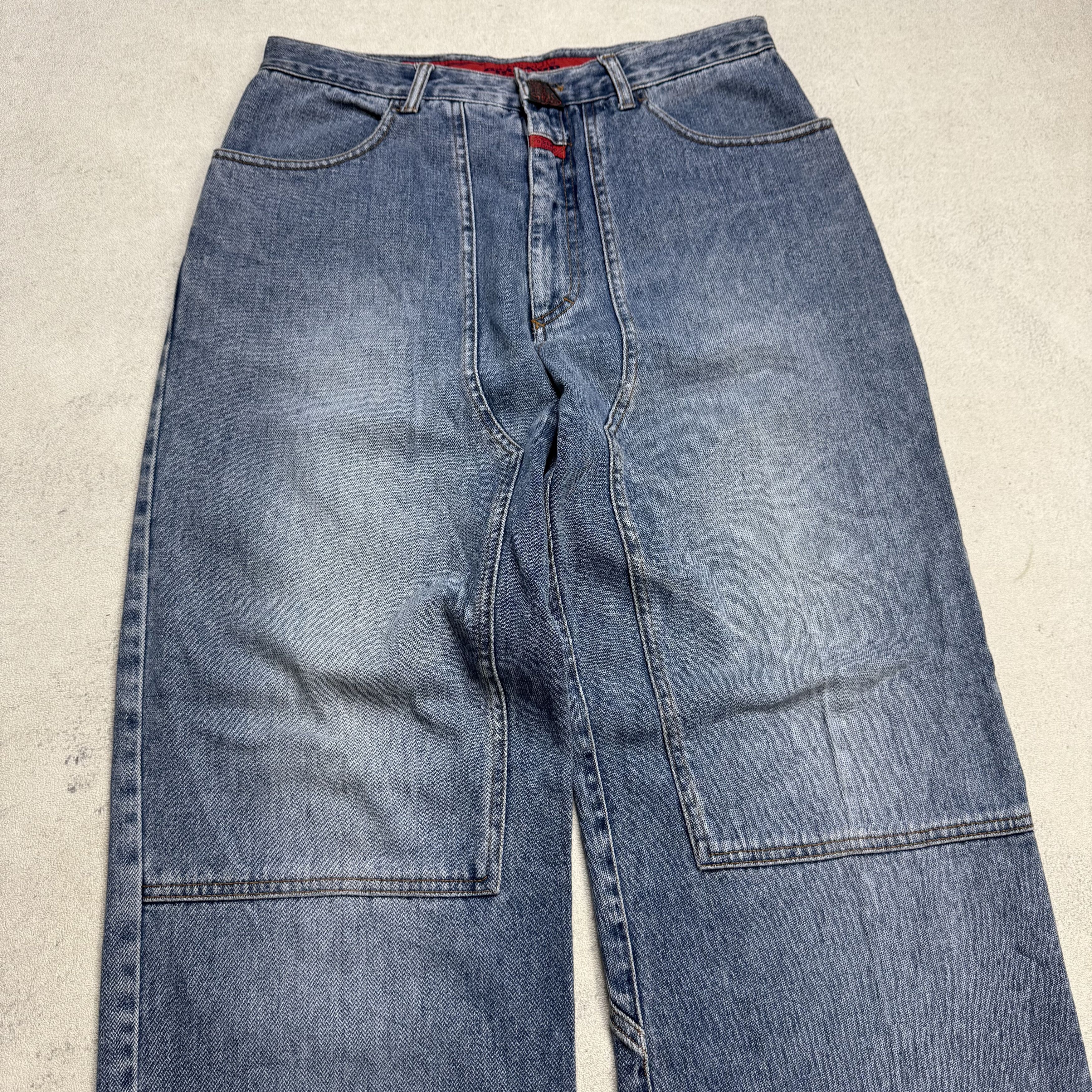 Marithe + Francois Girbaud Marithe Francois Girbaud Stone Washed Wide Leg Baggy Denim Size US 32 / EU 48 - 2 Thumbnail