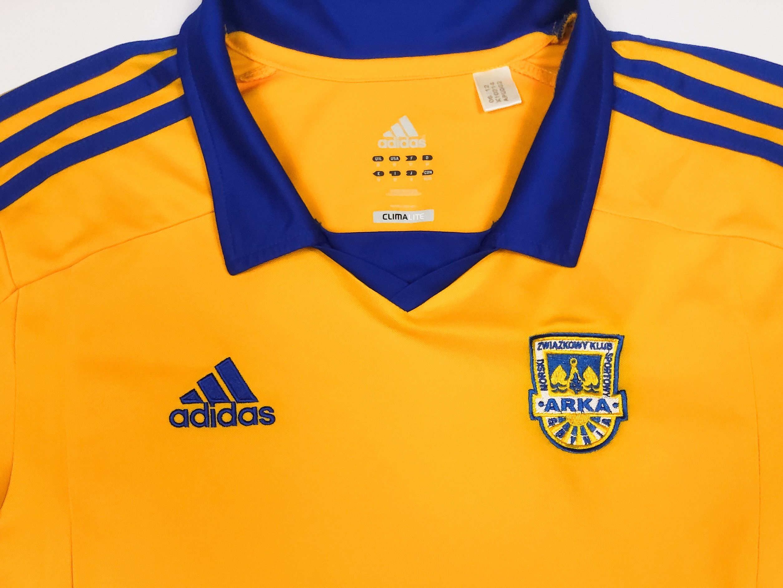 Adidas Arka Gdynia 2012 2013 Adidas Home Shirt Lech Cracovia Poland Size US M / EU 48-50 / 2 - 3 Thumbnail