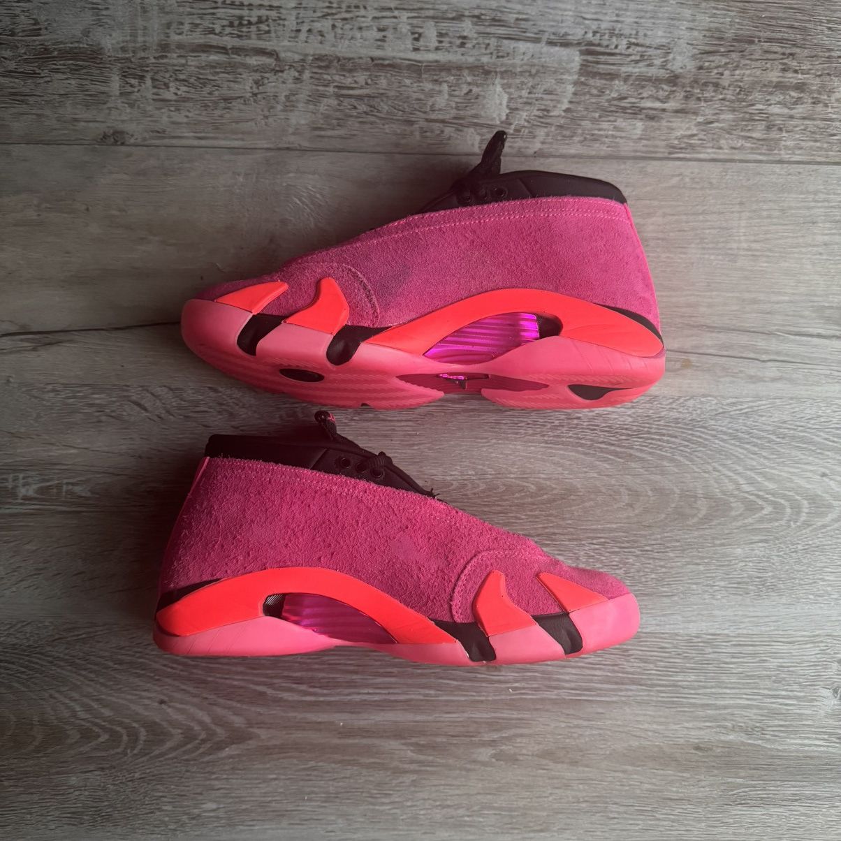 Jordan Brand NIKE • Jordan 14 Retro Low "Shocking Pink" (7M) Size US 7 / EU 40 - 3 Thumbnail