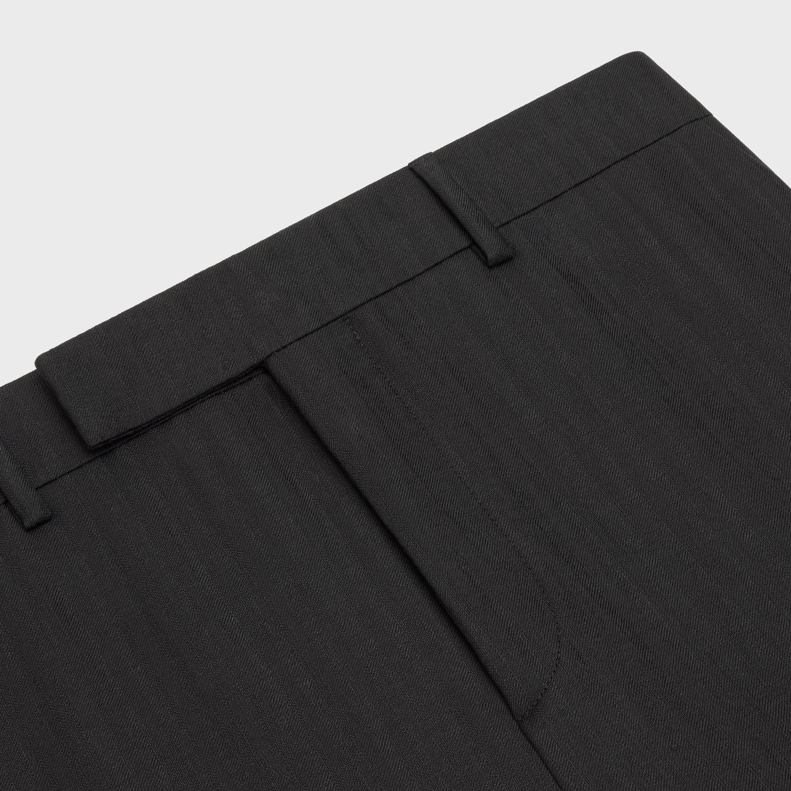 Celine o1bcso1str0824 Flared Cropped Pants in Black Size US 28 / EU 44 - 3 Thumbnail
