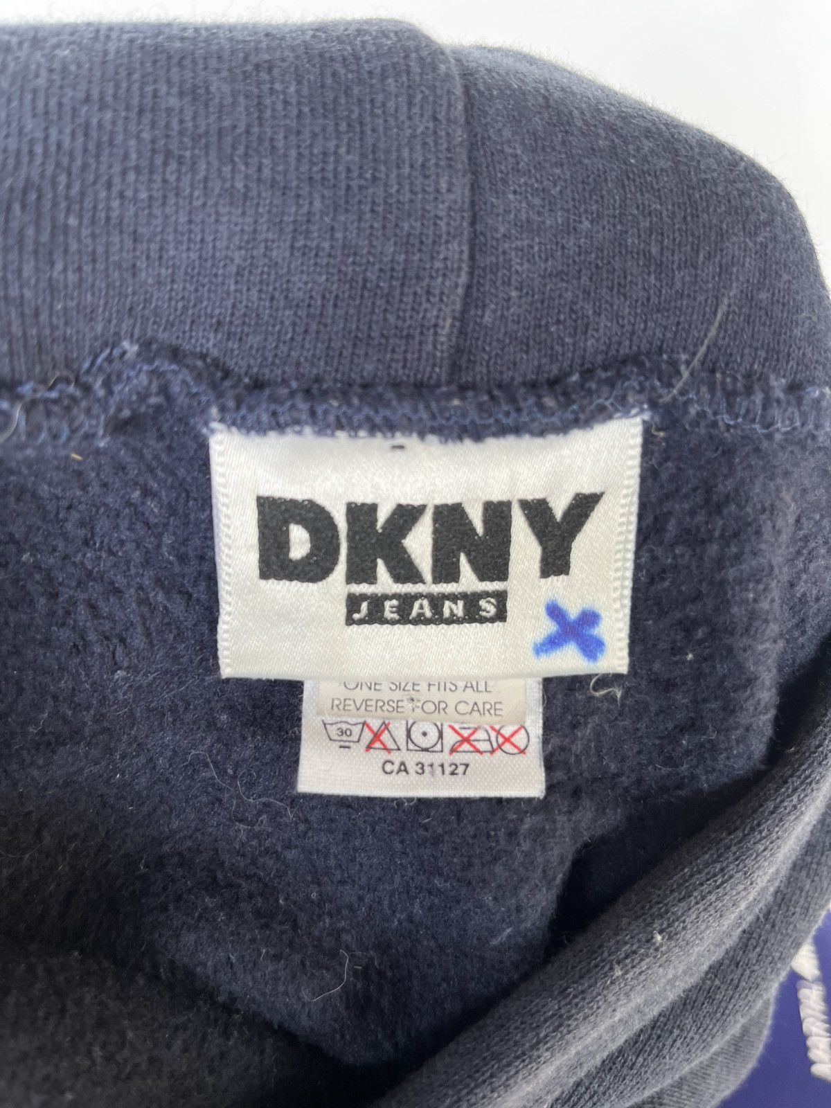 DKNY Vintage 90s DKNY Hoodie Size US XL / EU 56 / 4 - 4 Thumbnail