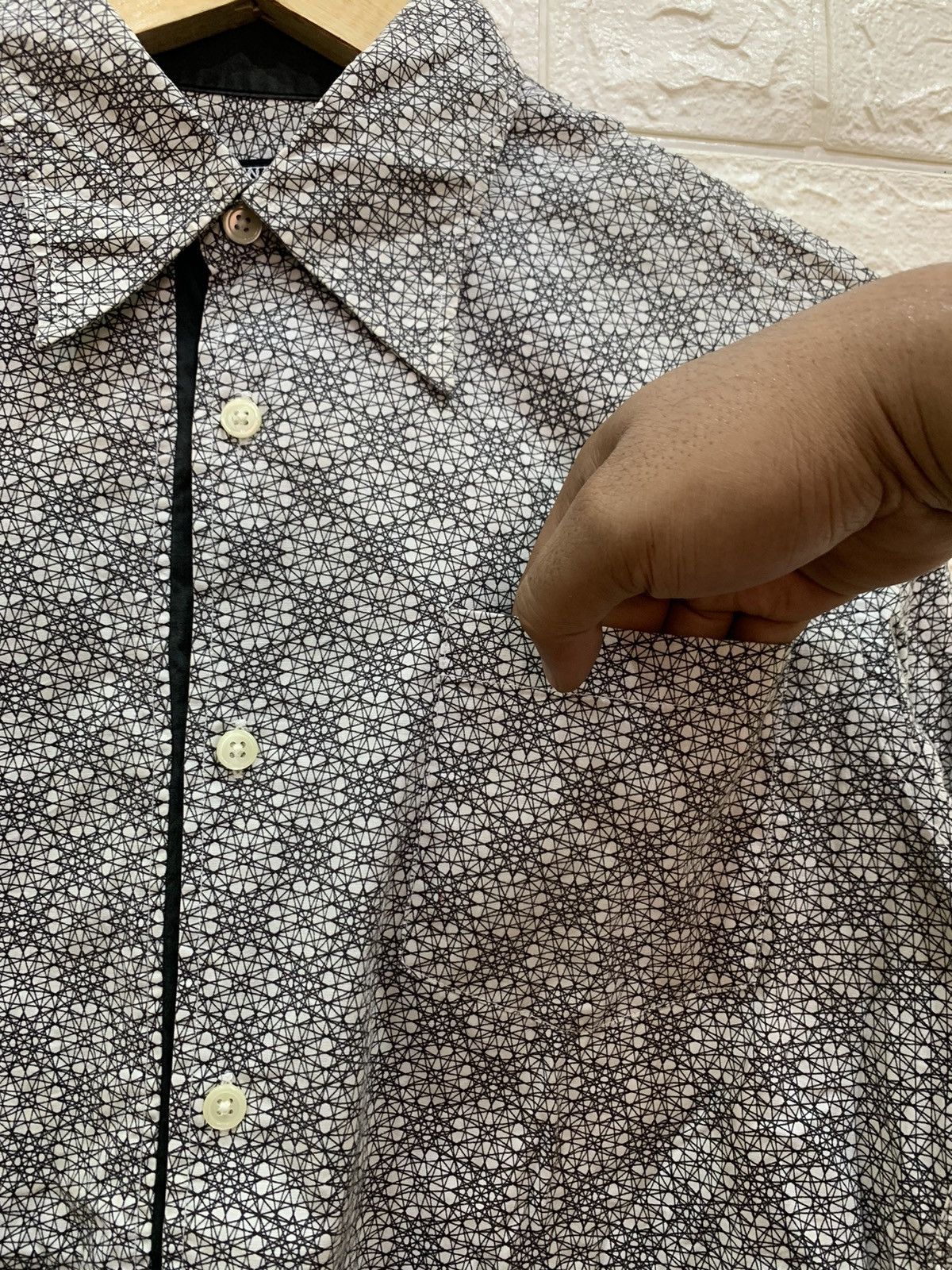 Tornado Mart × Vintage TORNADO MART GEOMETRIC BUTTON UP SHIRT Size US M / EU 48-50 / 2 - 4 Thumbnail