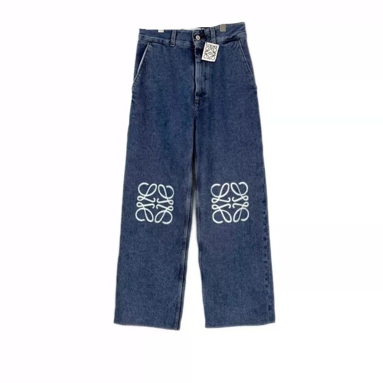 Loewe loewe Washed blue classic jeans 2504-Nextarrow Size US 34 / EU 50 - 1 Thumbnail