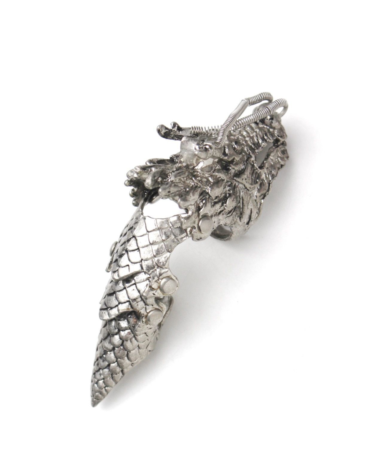 Vintage 2000S JAPANESE MADE DRAGON CLAW ARMOR RING Size ONE SIZE - 4 Thumbnail