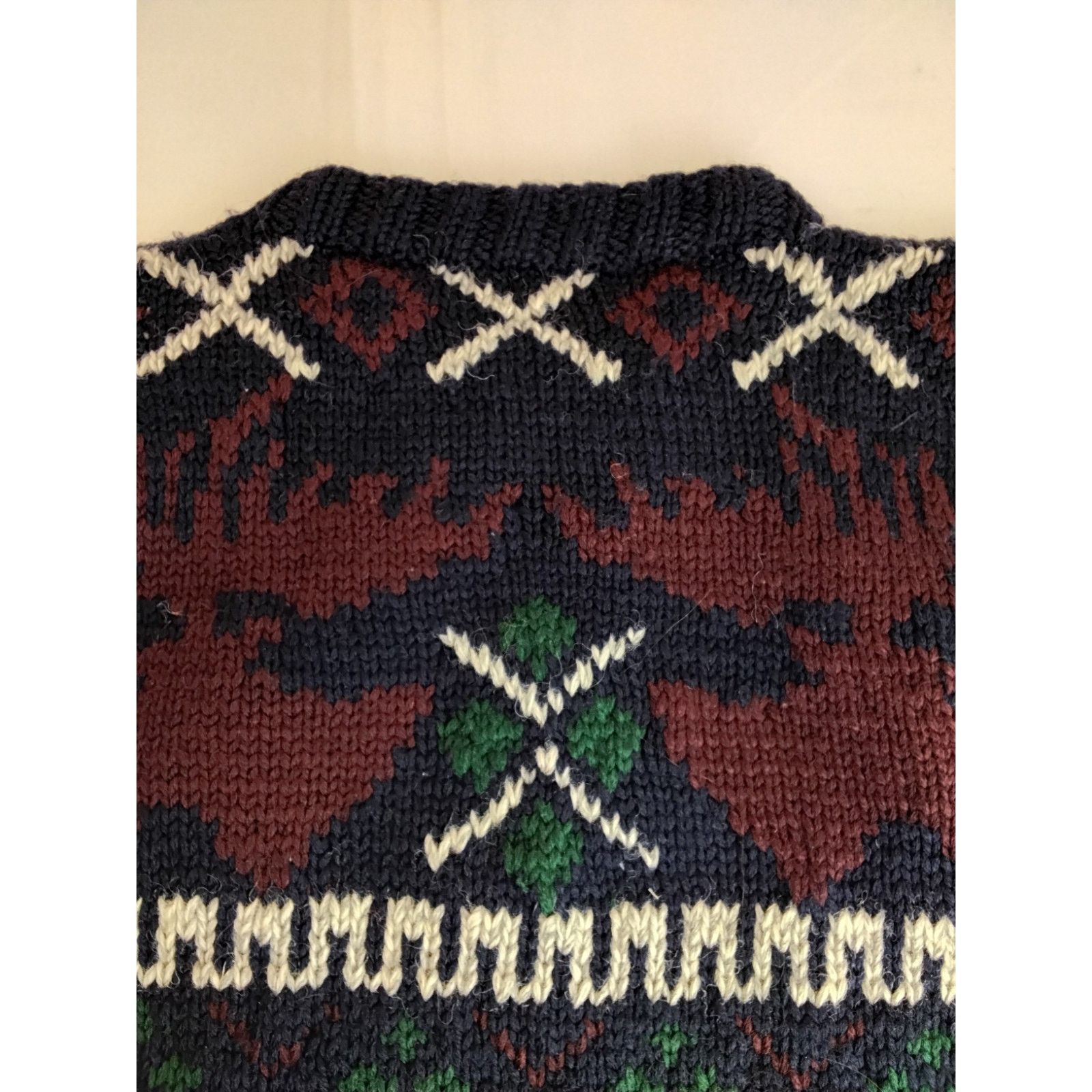 Lauren Ralph Lauren Ralph Lauren Handknit Sweater Women's S 90's Wool Blue Label Size S / US 4 / IT 40 - 11 Thumbnail