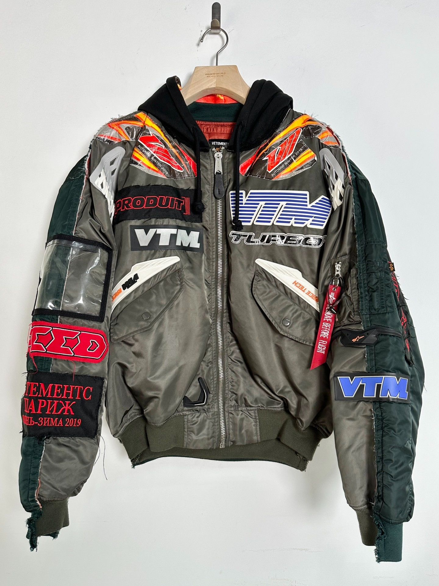 Vetements Vetements AW19 Racing Bomber | Grailed